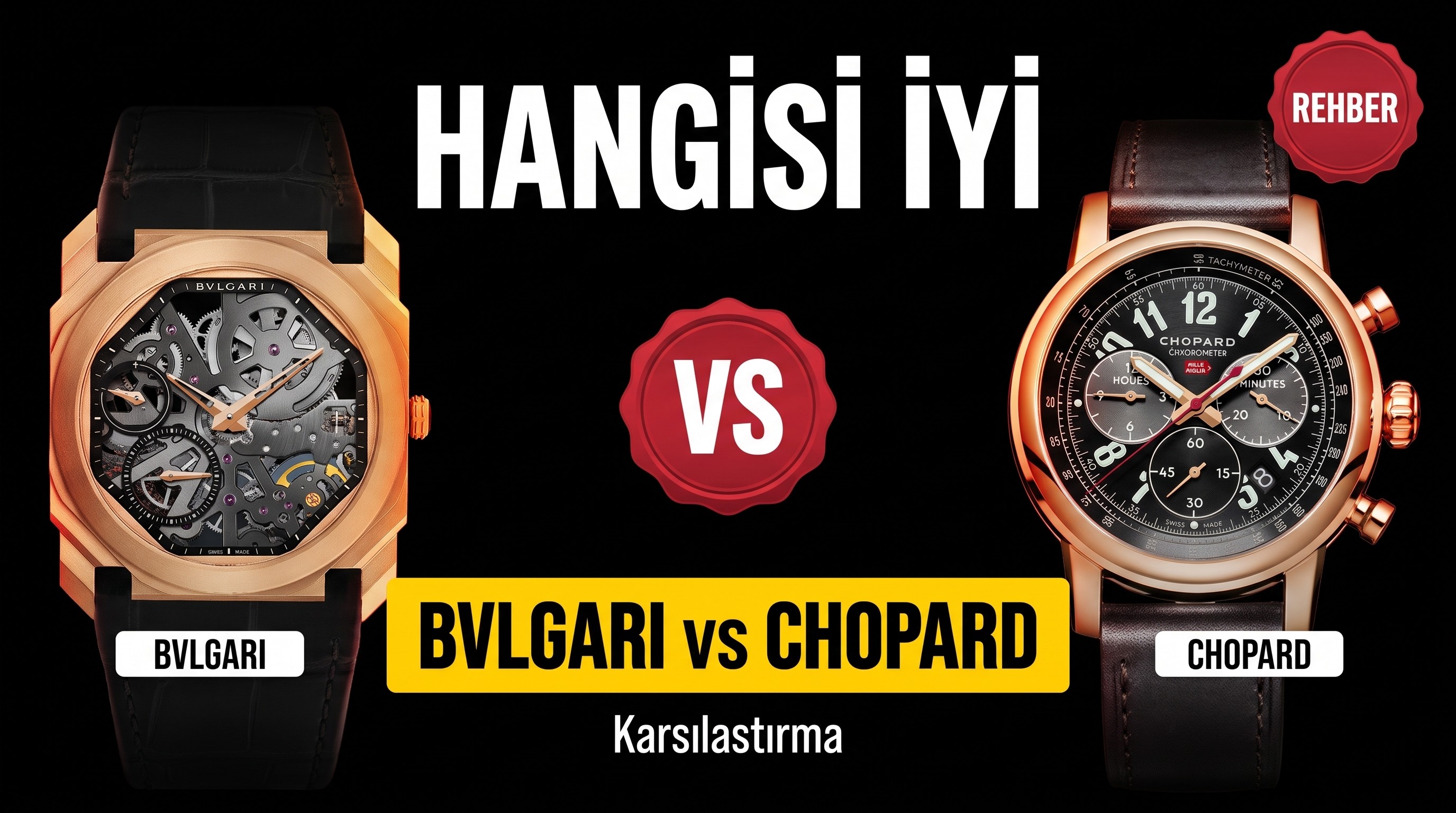 Bvlgari VS Chopard Saatleri