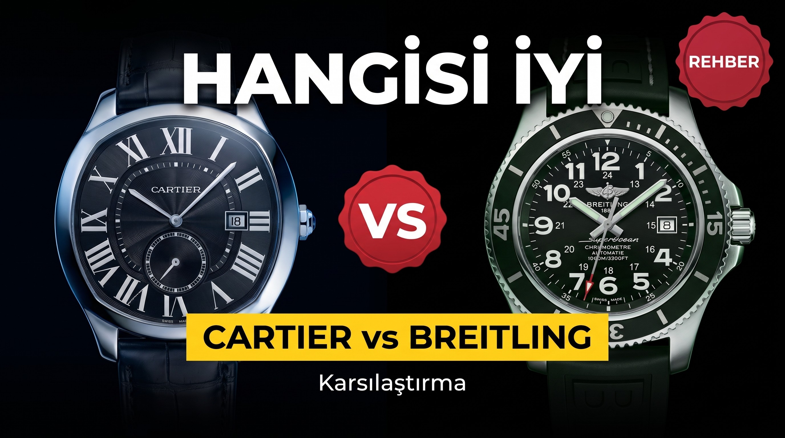Cartier VS Breitling
