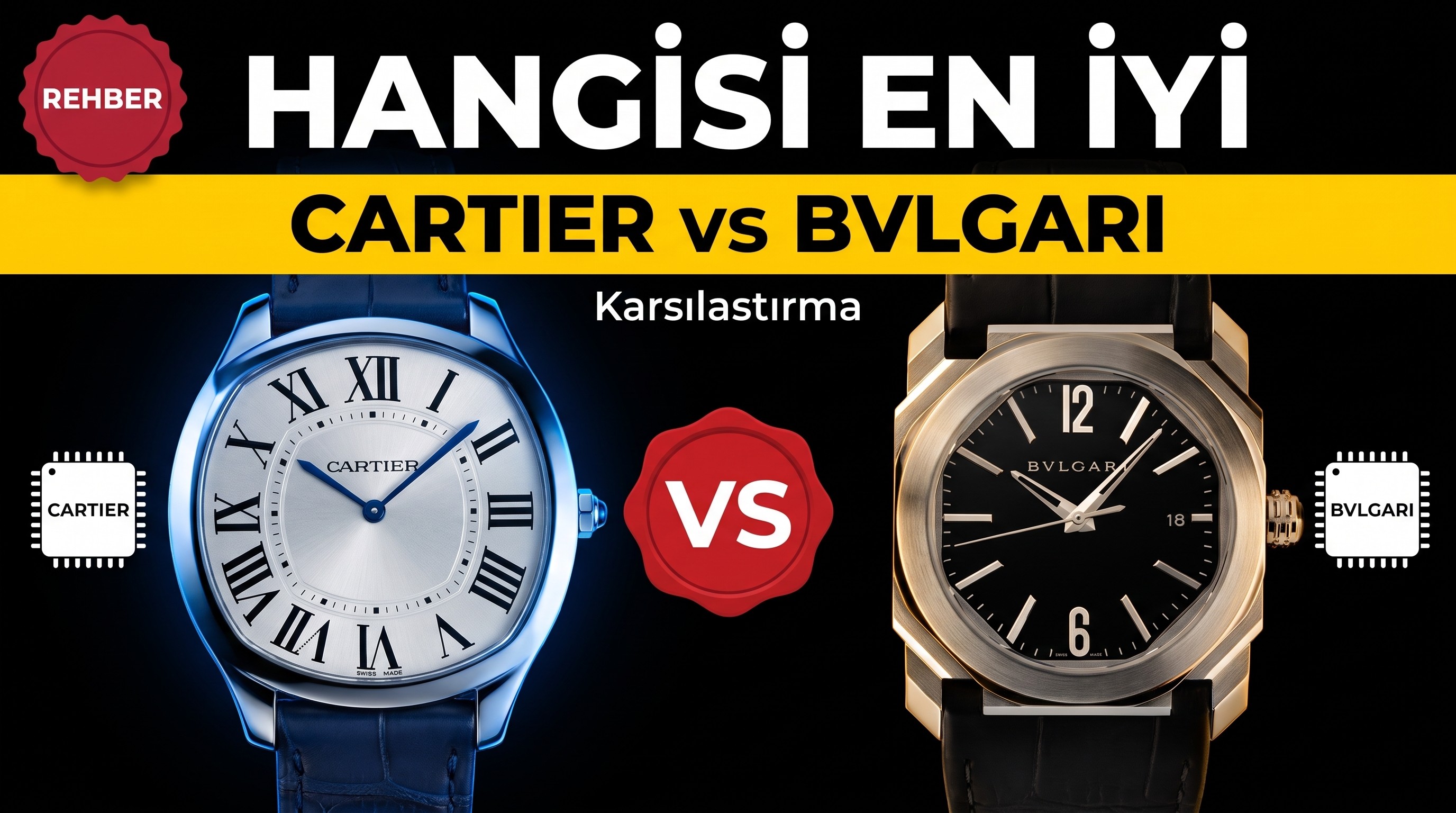 Cartier VS Bvlgari Saatleri: Hangisi en iyisi?