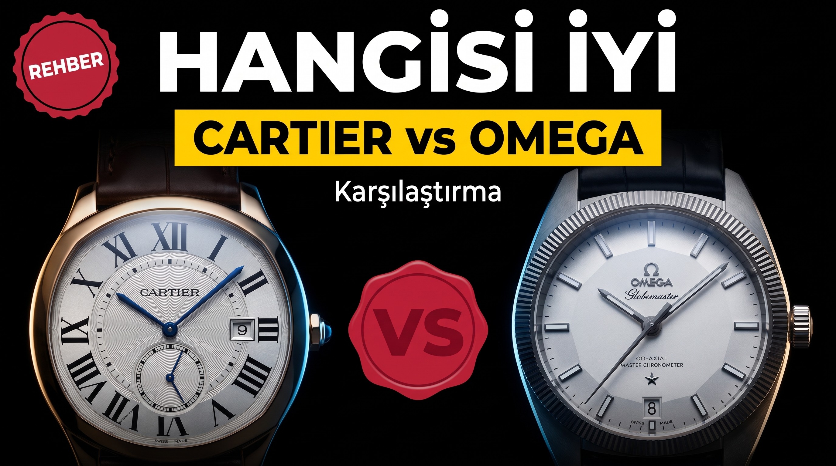 Cartier vs Omega Saatleri Karşılaştırması