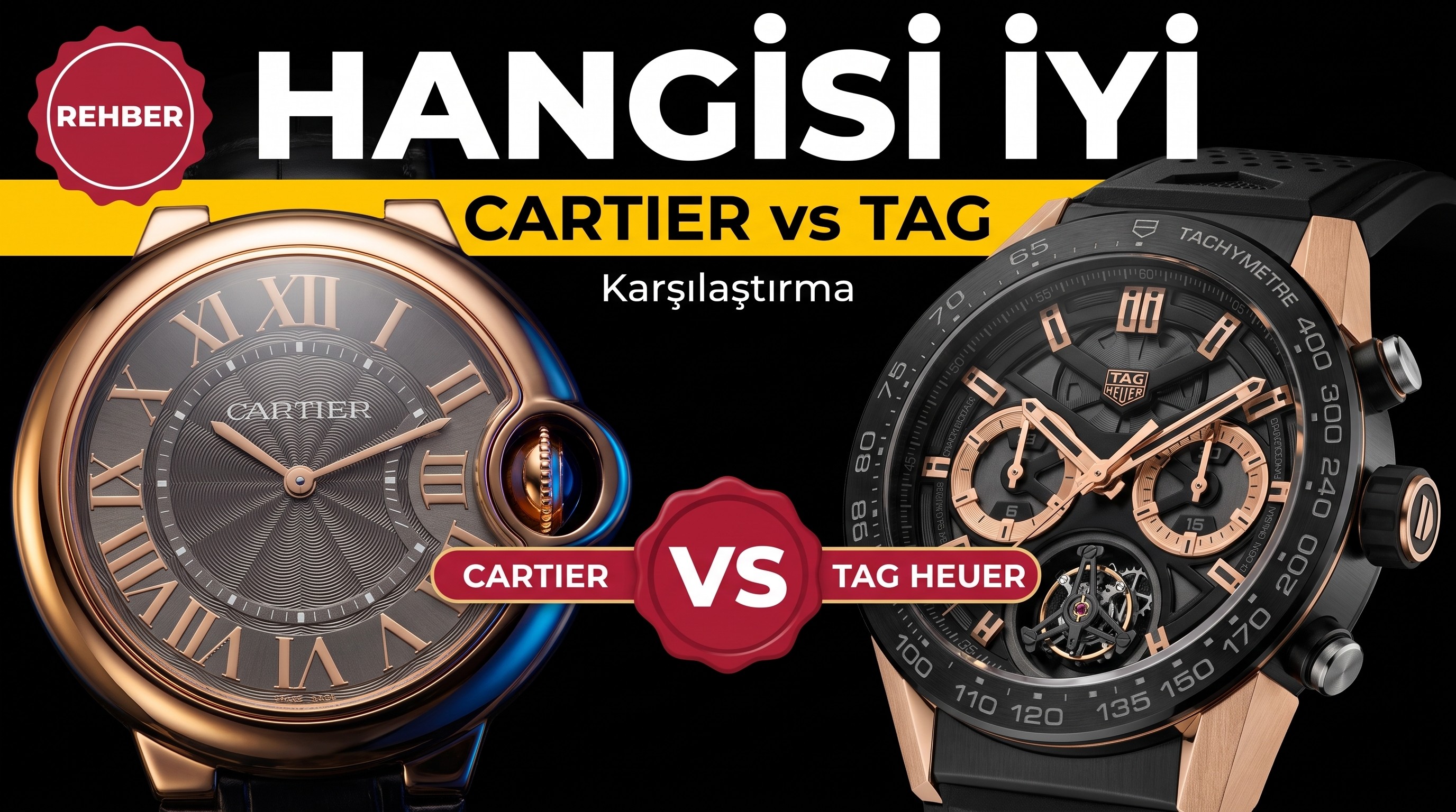 Cartier VS TAG Heuer