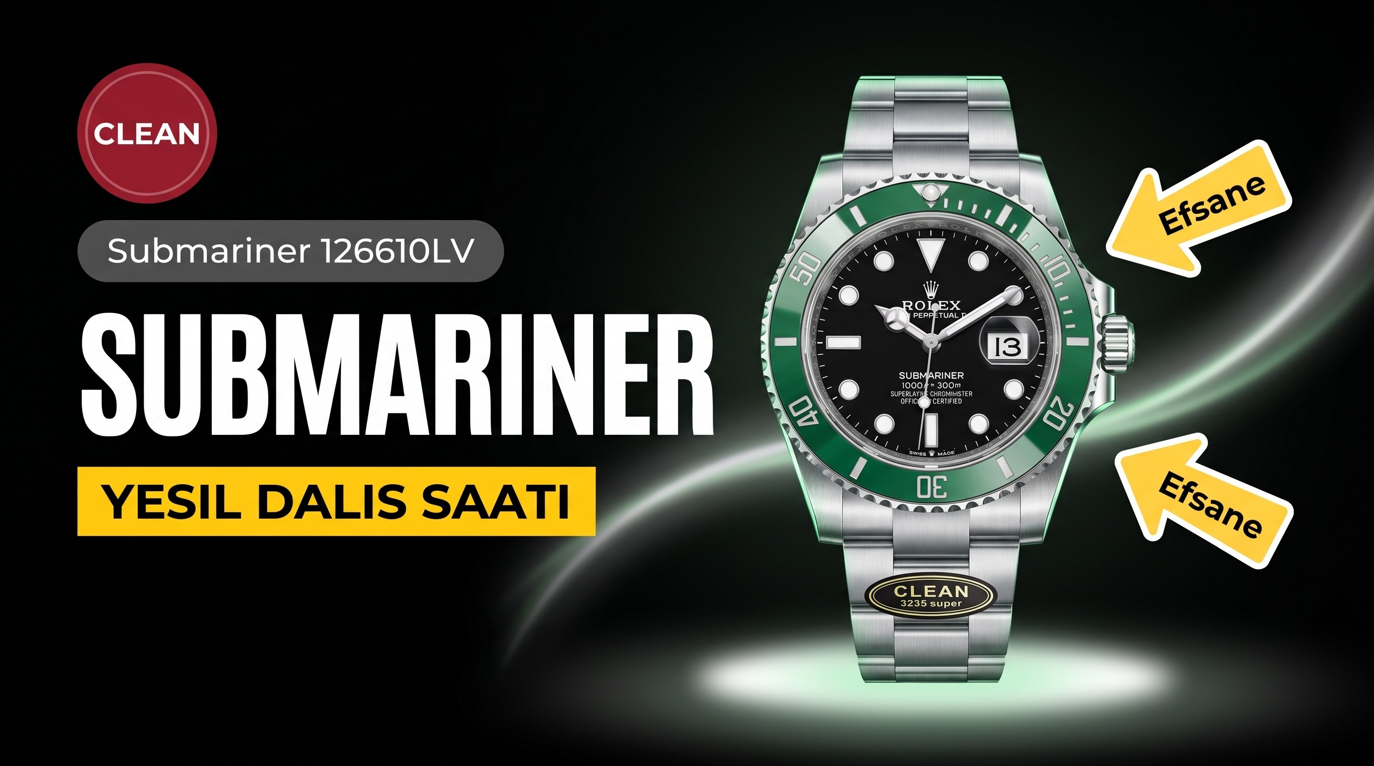 Rolex Submariner M126610LV-0002 Clean Factory İn...