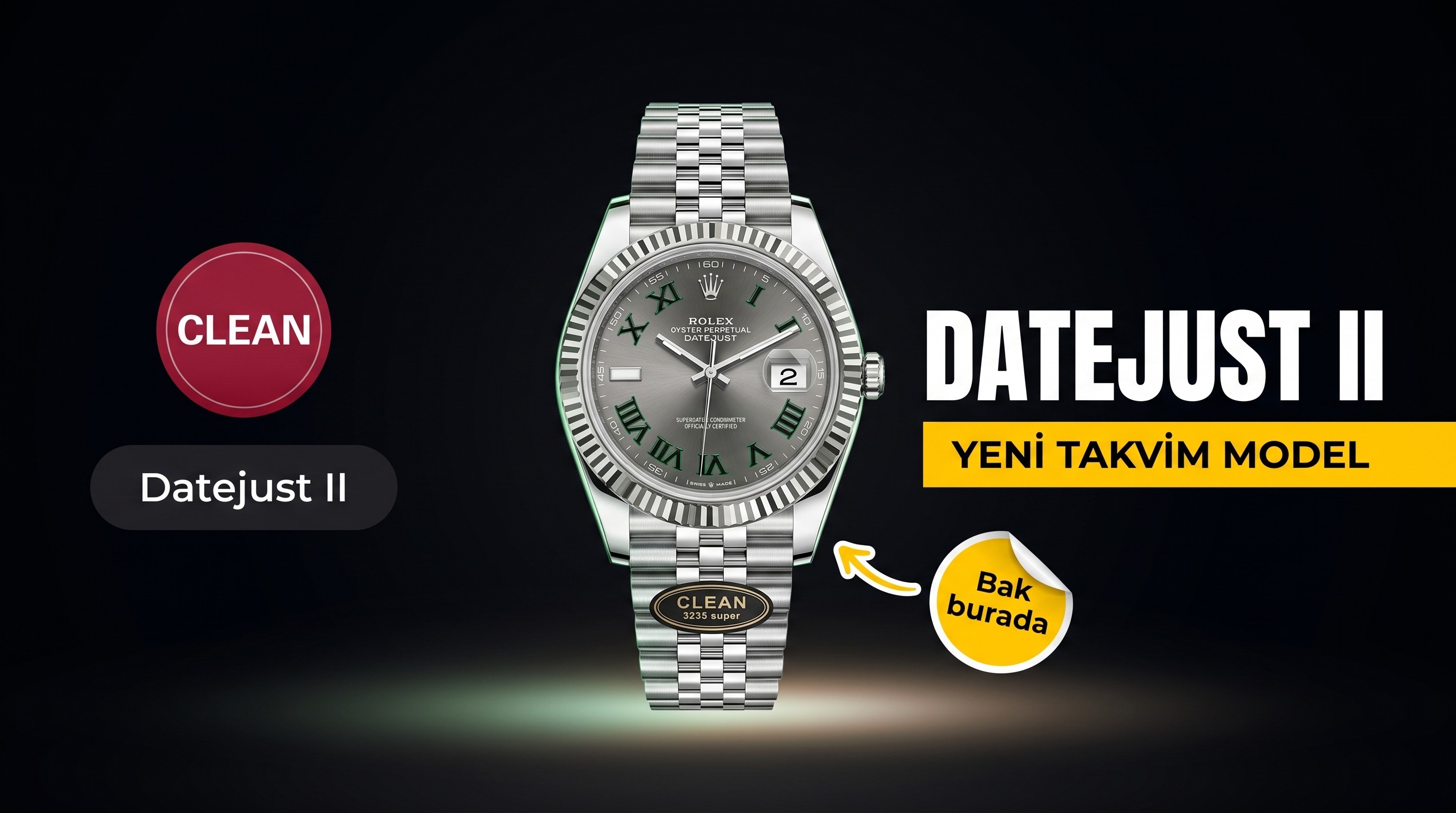Rolex Datejust Clean Factory İncelemesi