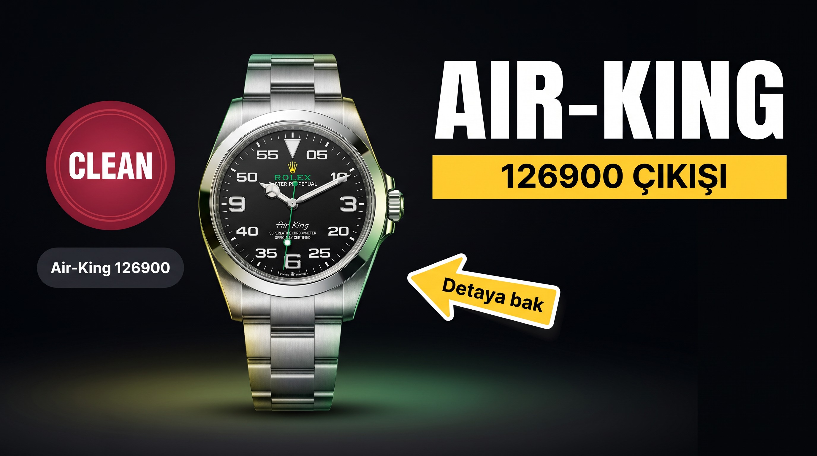 Clean Factory Firmasından Replika Air King 126900'ün Çıkışı