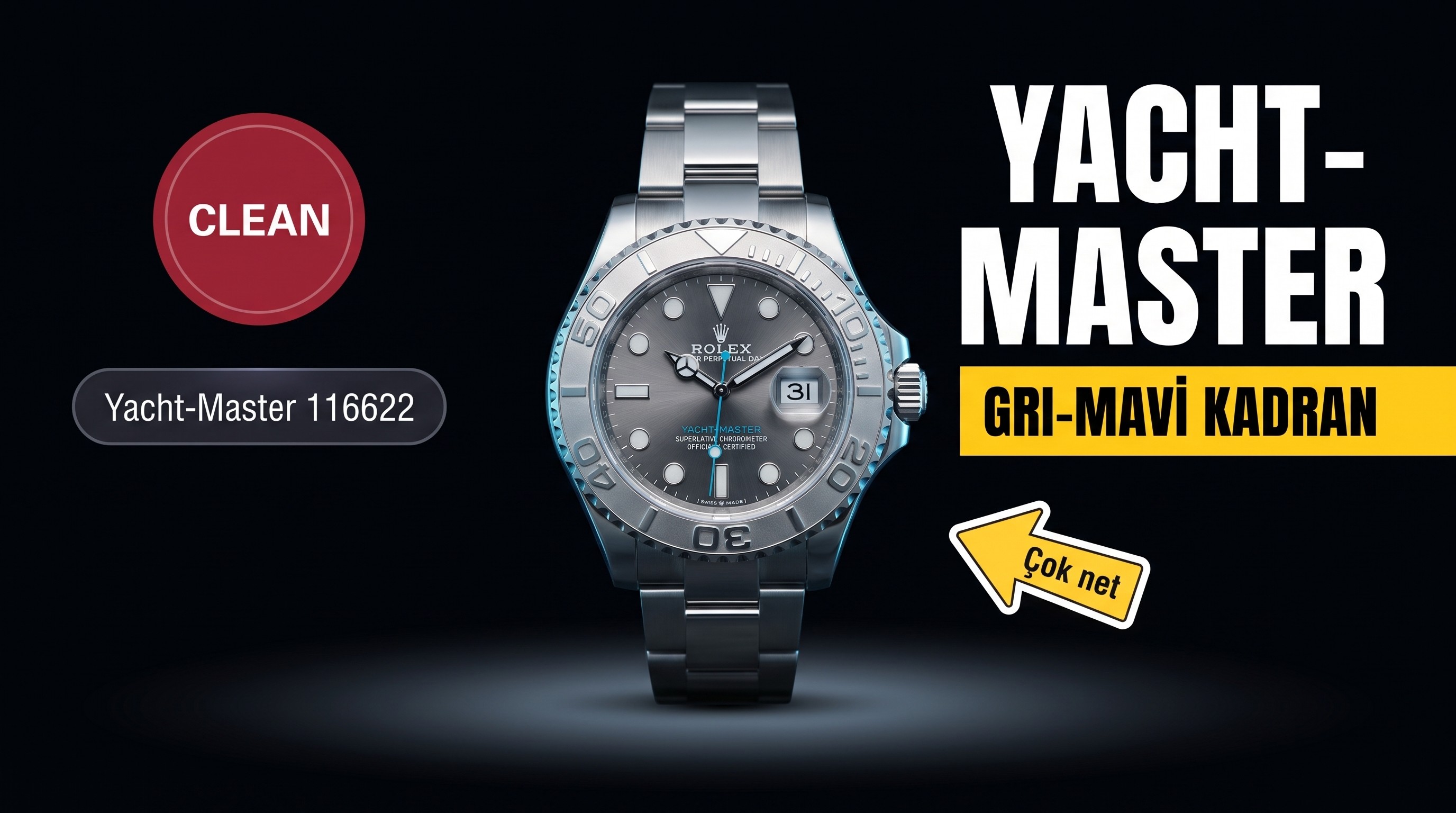 Rolex Yacht-Master 116622 Clean Factory İncelemesi