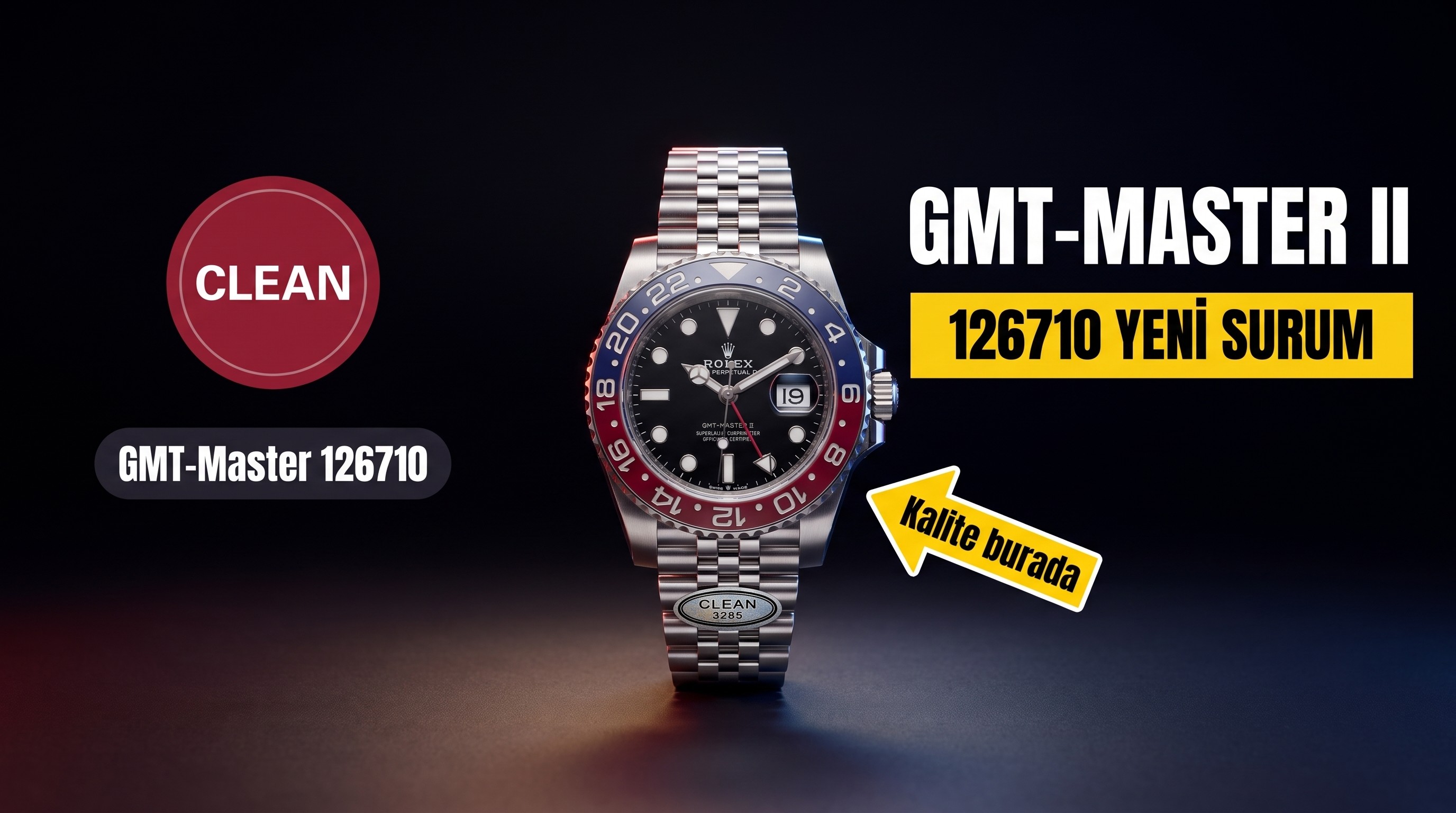 Clean lansmanı | Rolex GMT-Master II 126710 nihai yükseltme sürümü