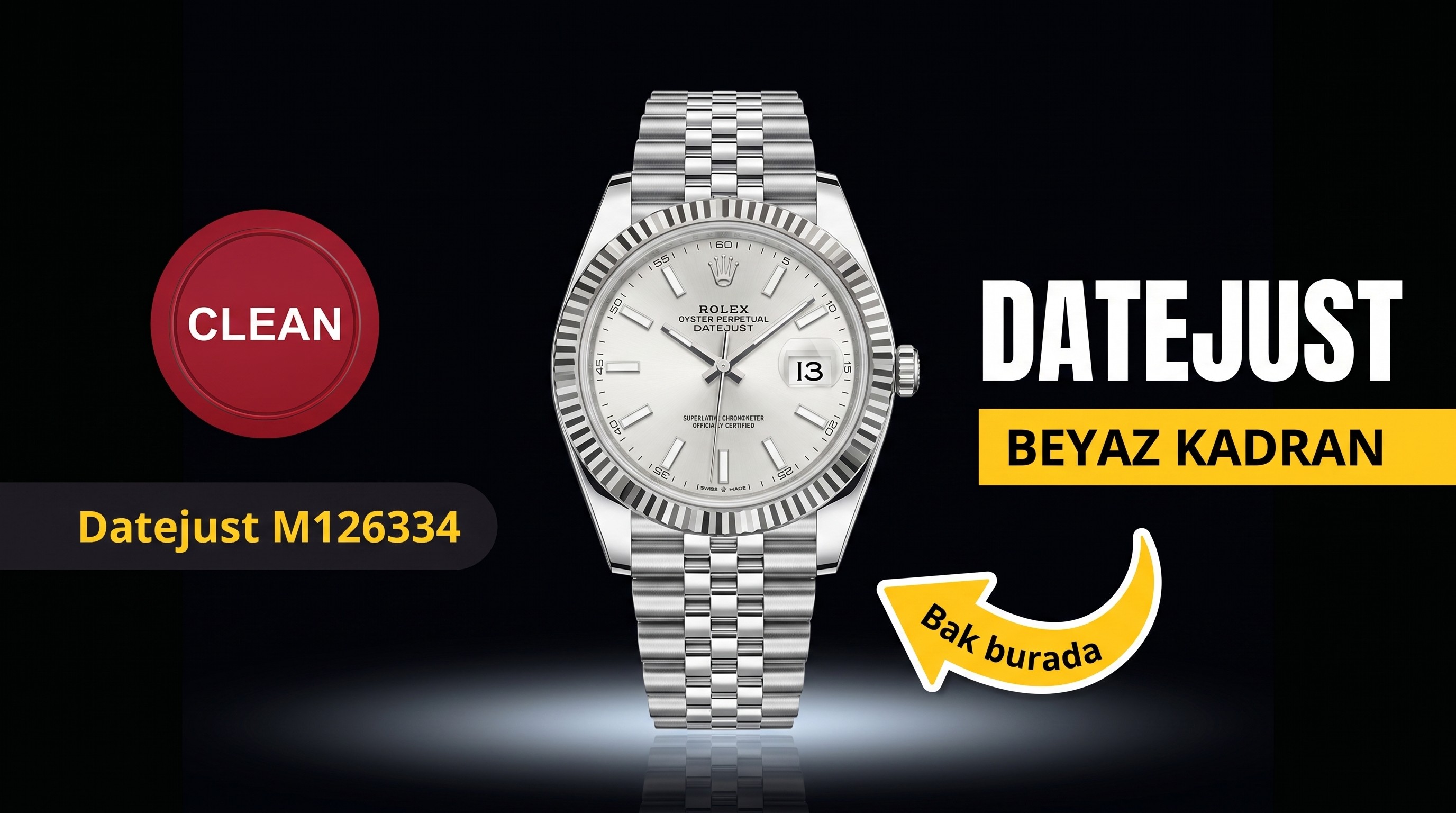 Rolex Datejust M126334 Clean Factory İncelemesi