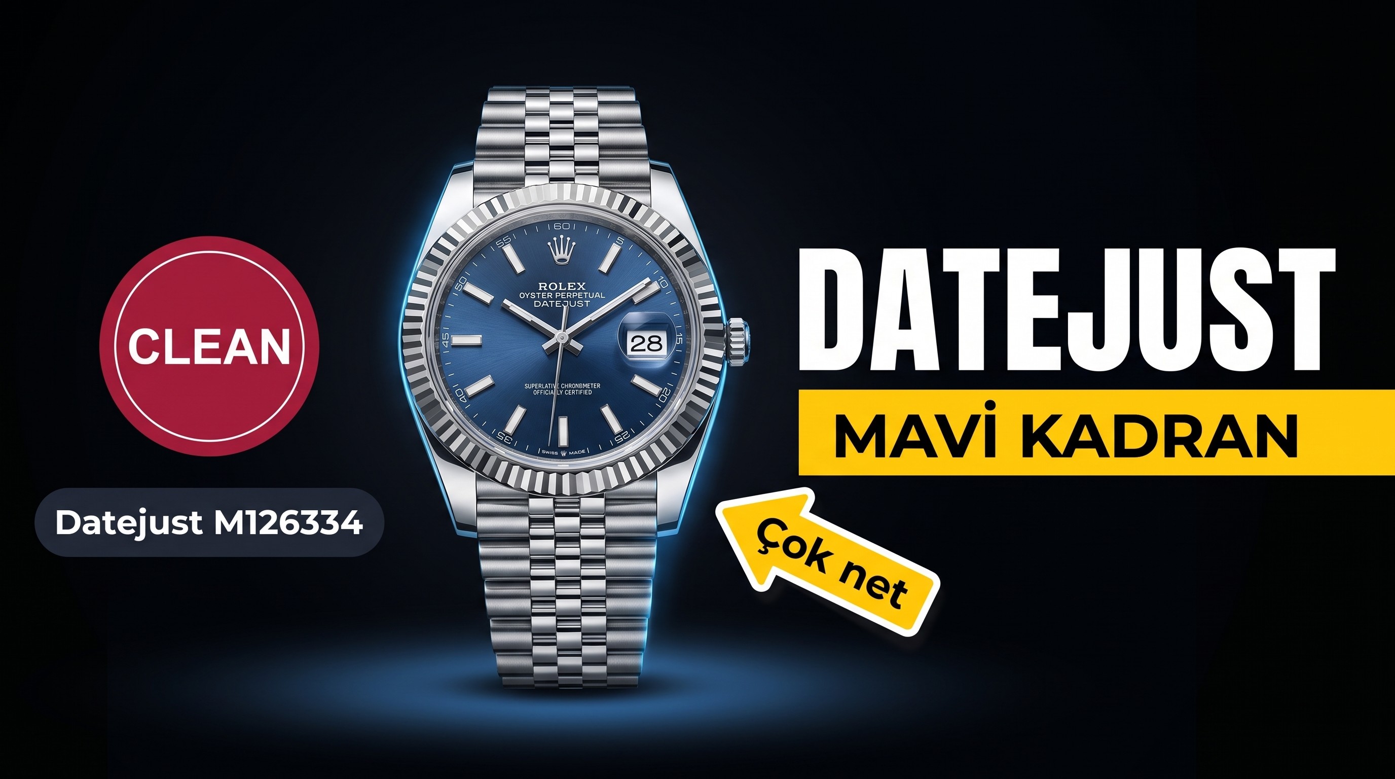 Rolex Datejust M126334 Clean Factory İncelemesi
