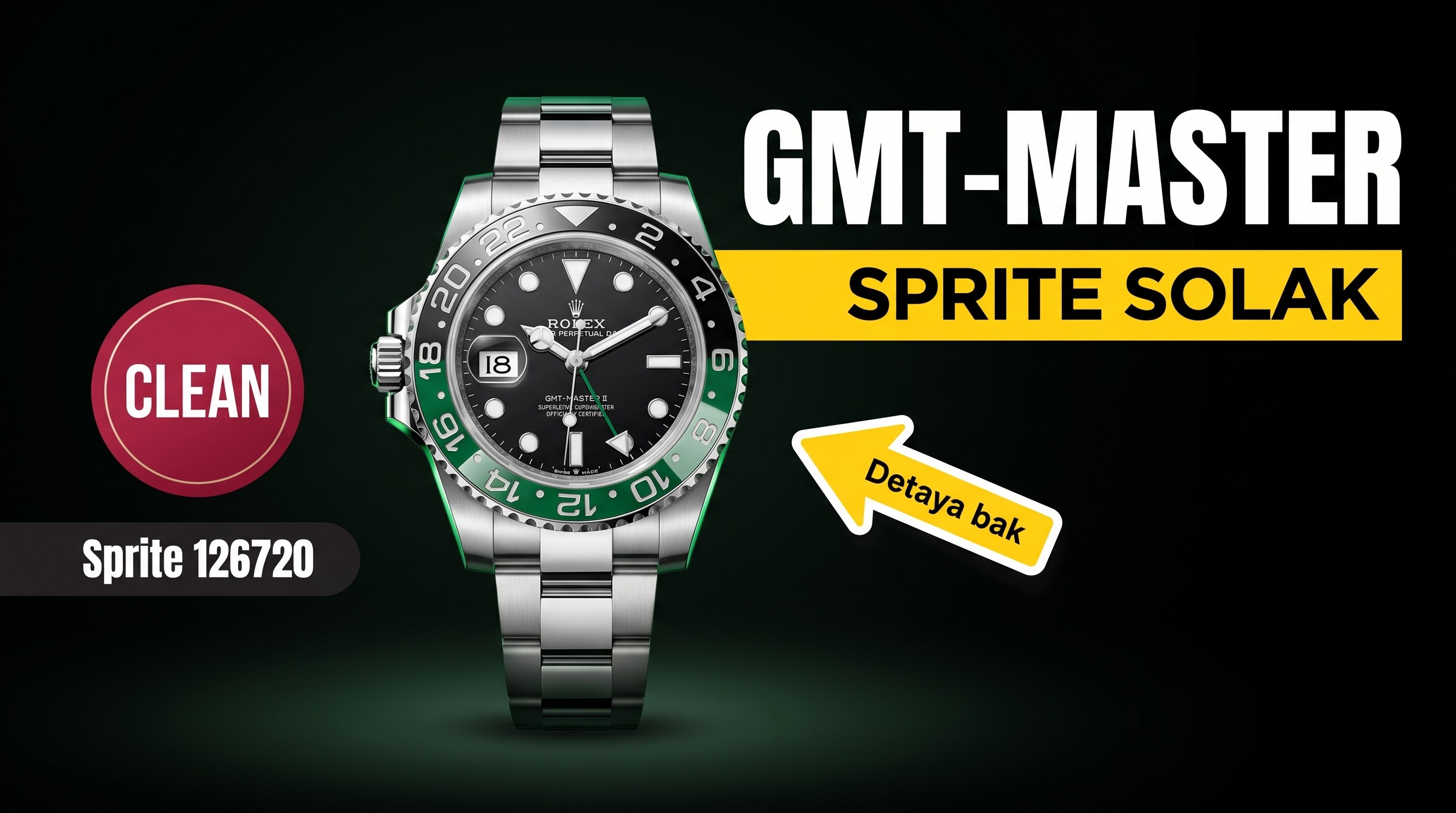 Rolex GMT-Master II 126720 Clean Factory İncelemesi