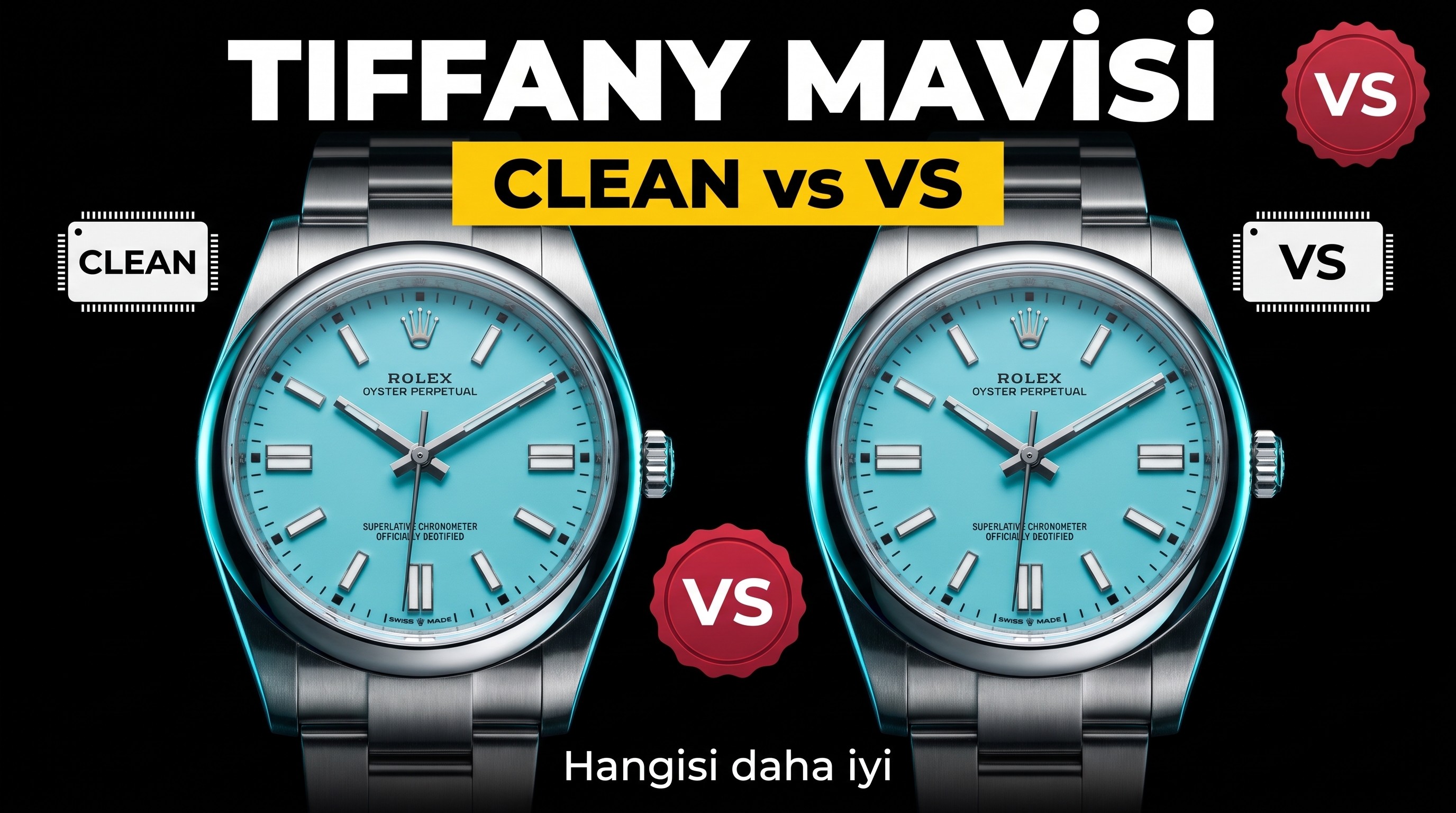 Clean Rolex Oyster Perpetual vs Factory Perpetua...