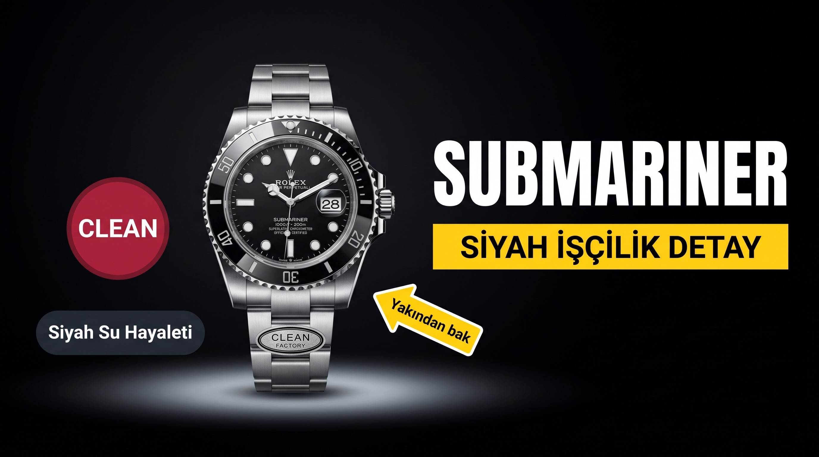 Rolex Submariner Clean Factory İncelemesi