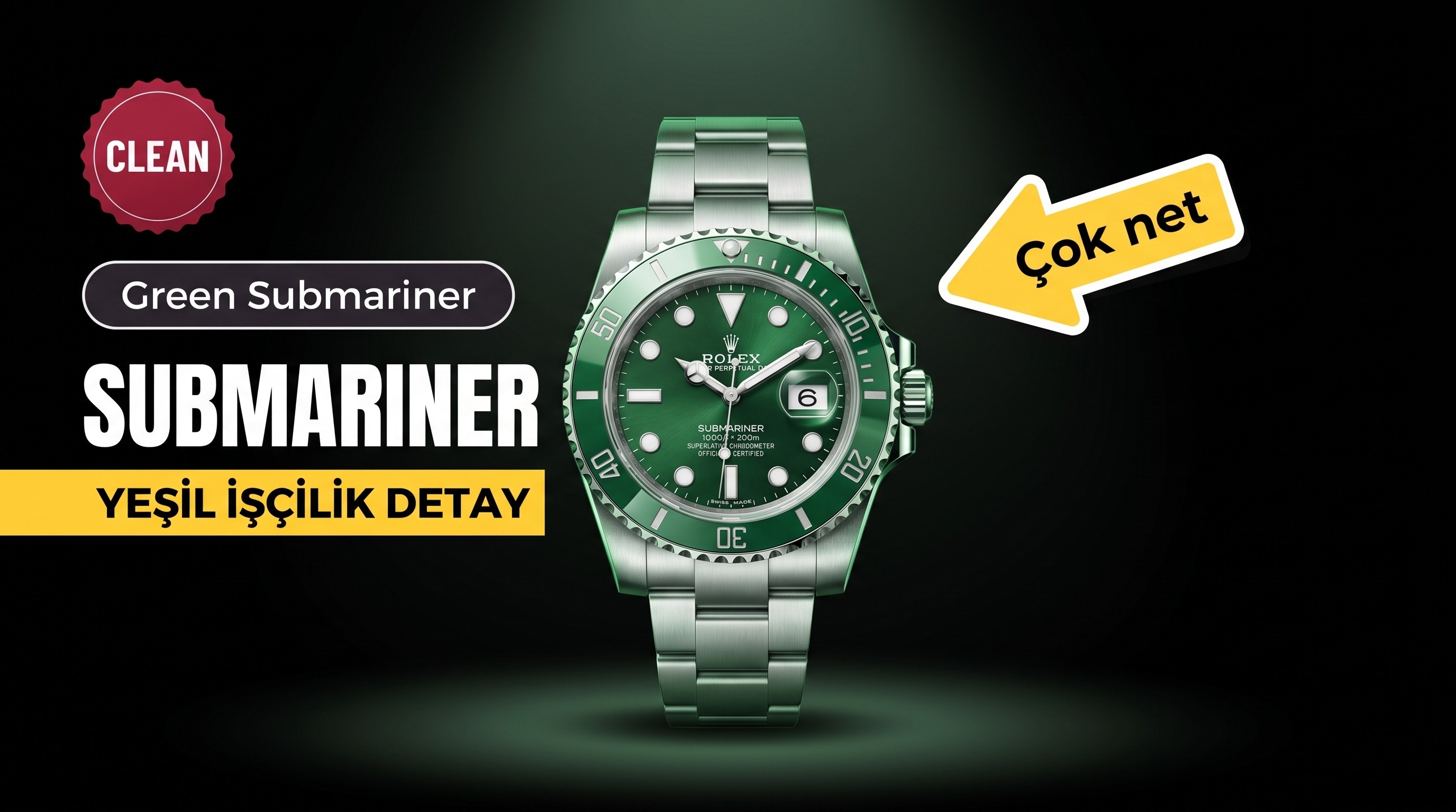 Rolex Submariner Clean Factory İncelemesi