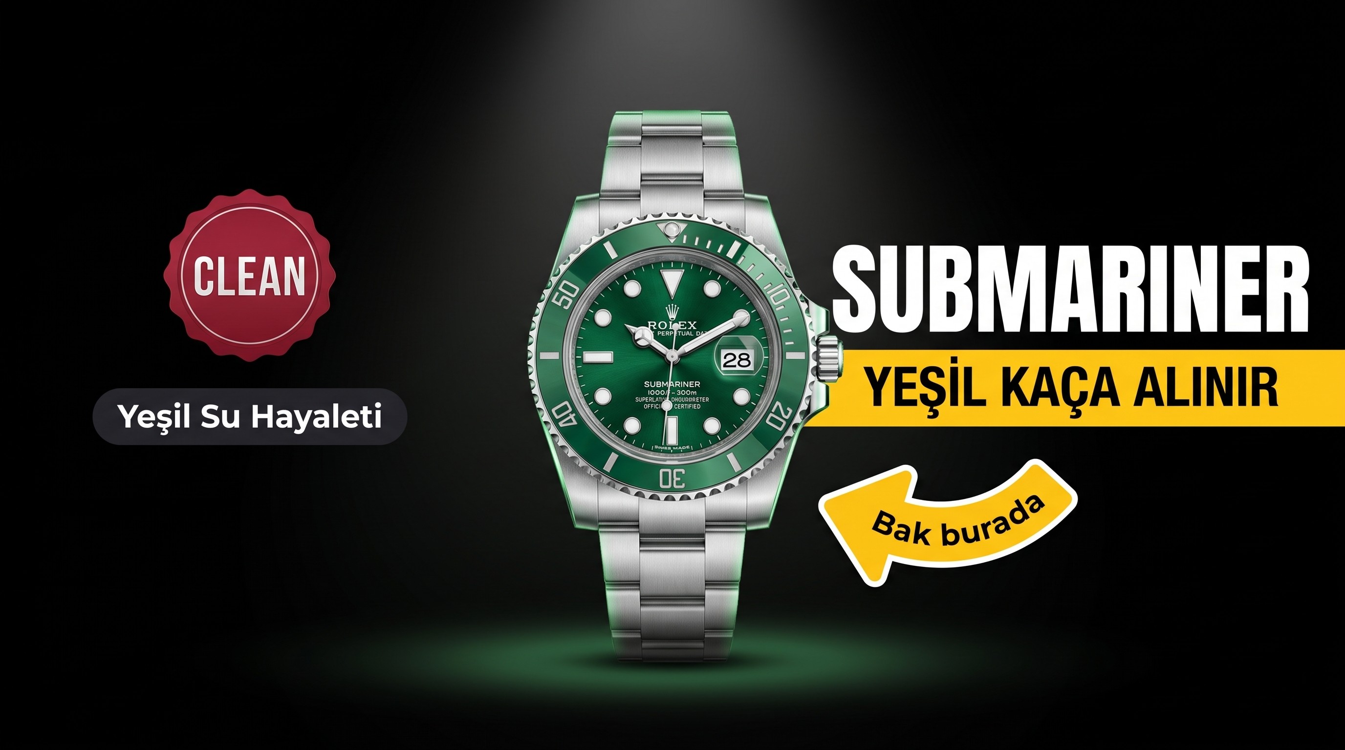 Rolex Submariner Clean Factory İncelemesi
