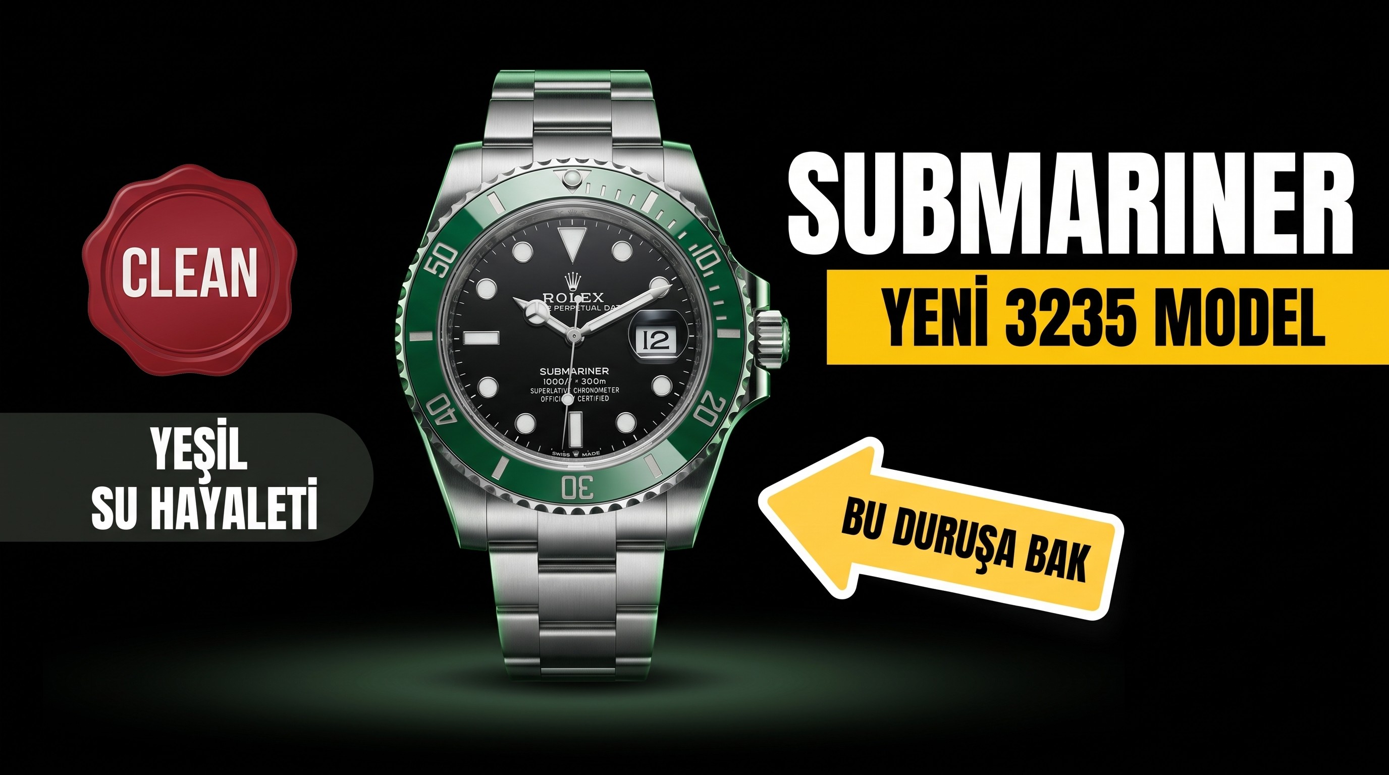 Rolex Submariner Clean Factory İncelemesi