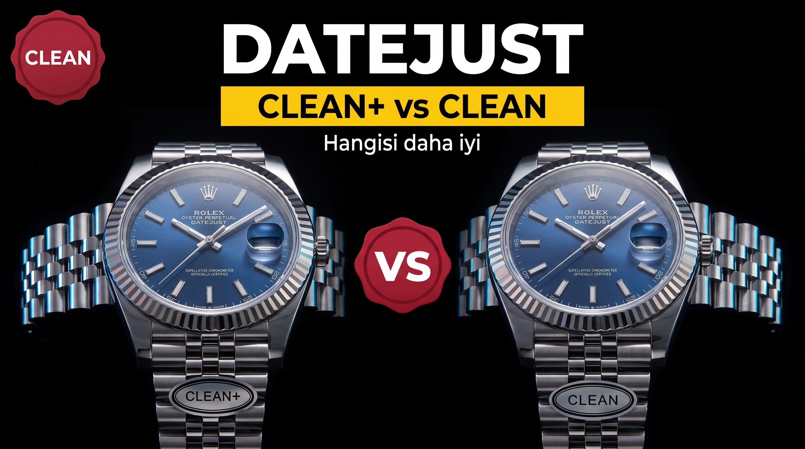 Datejust Clean Plus vs Clean