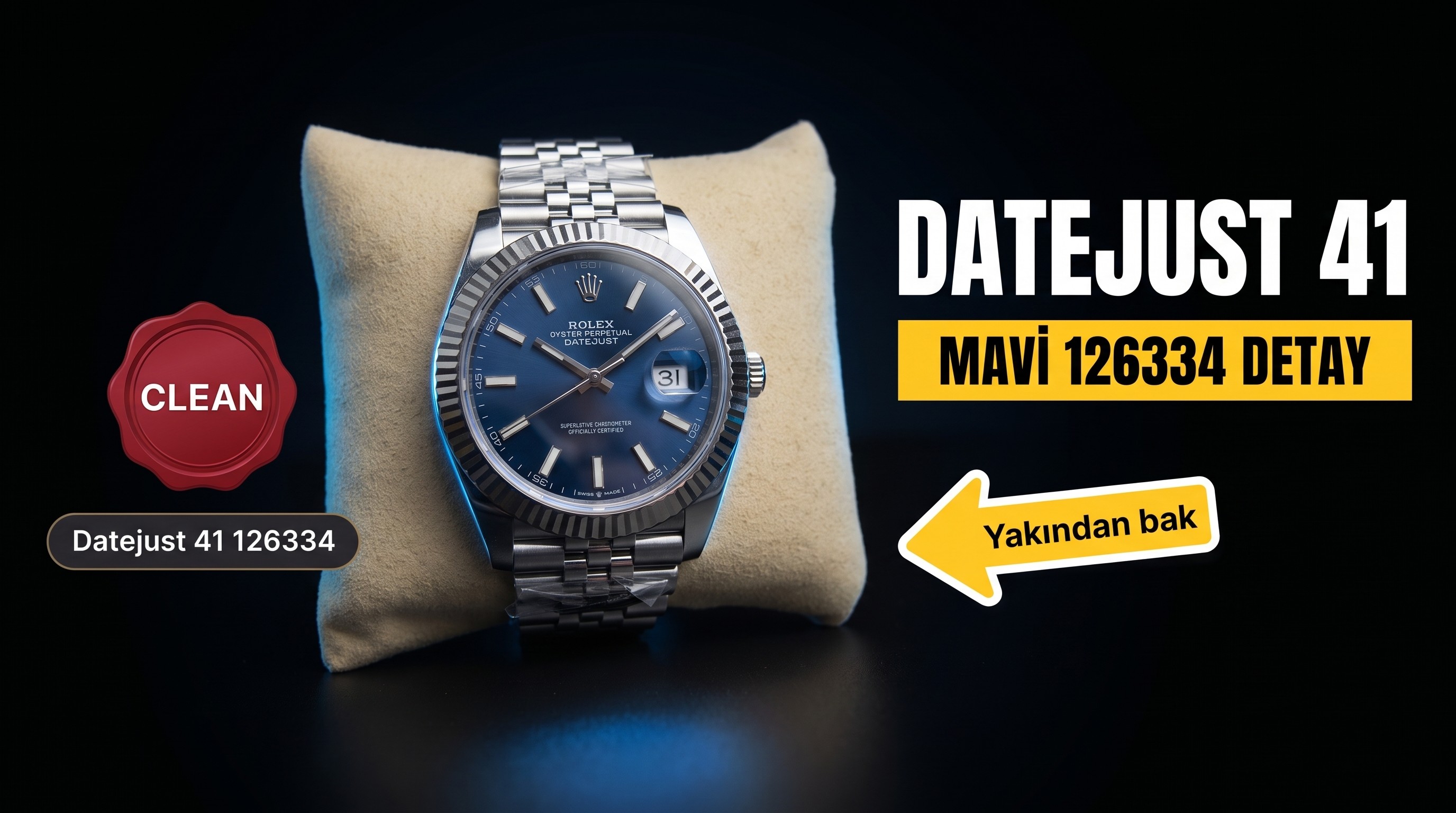 Rolex Datejust 126334 Clean Factory İncelemesi