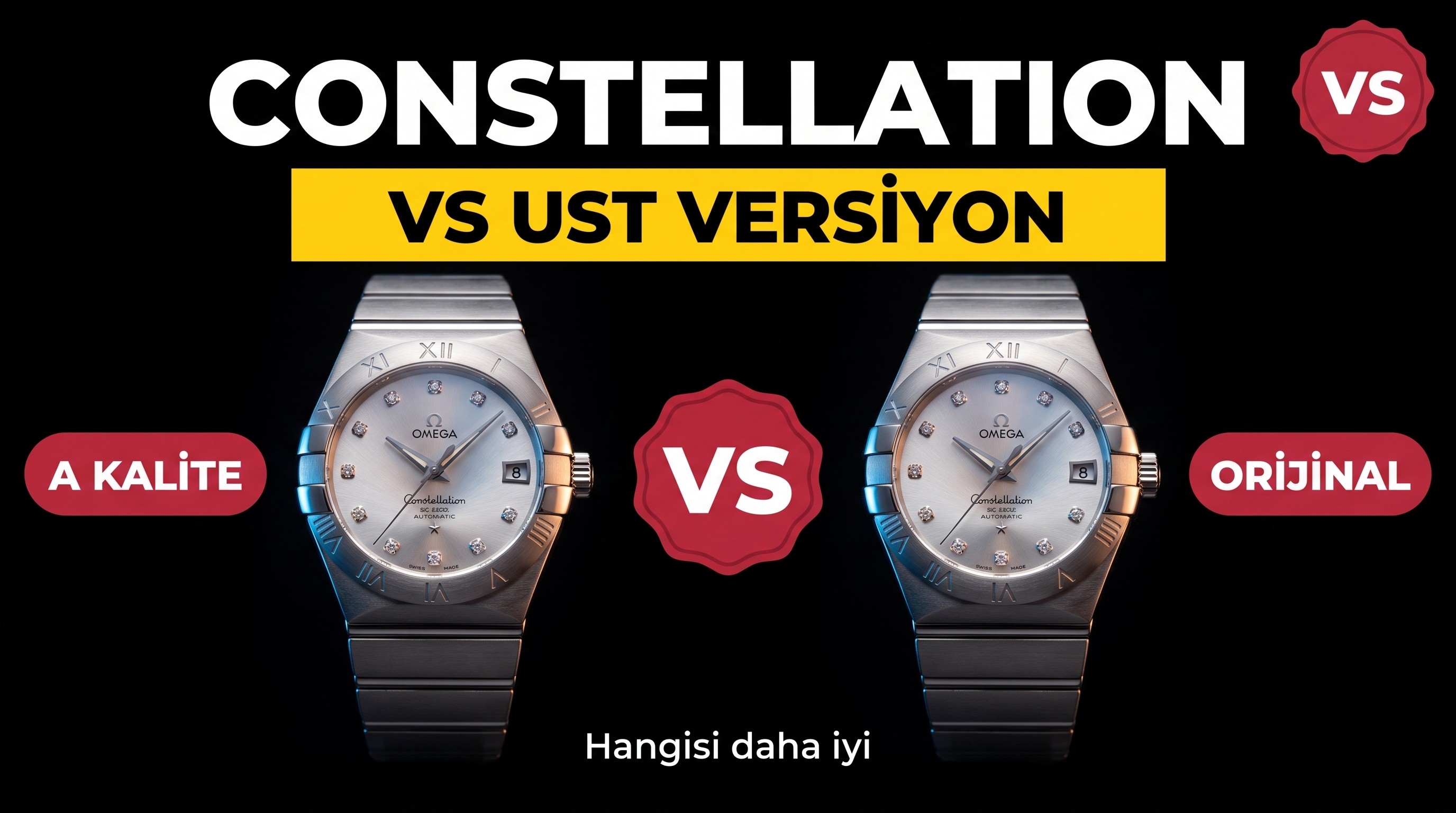 En Ust Versiyon vs Factory Omega Constellation O...