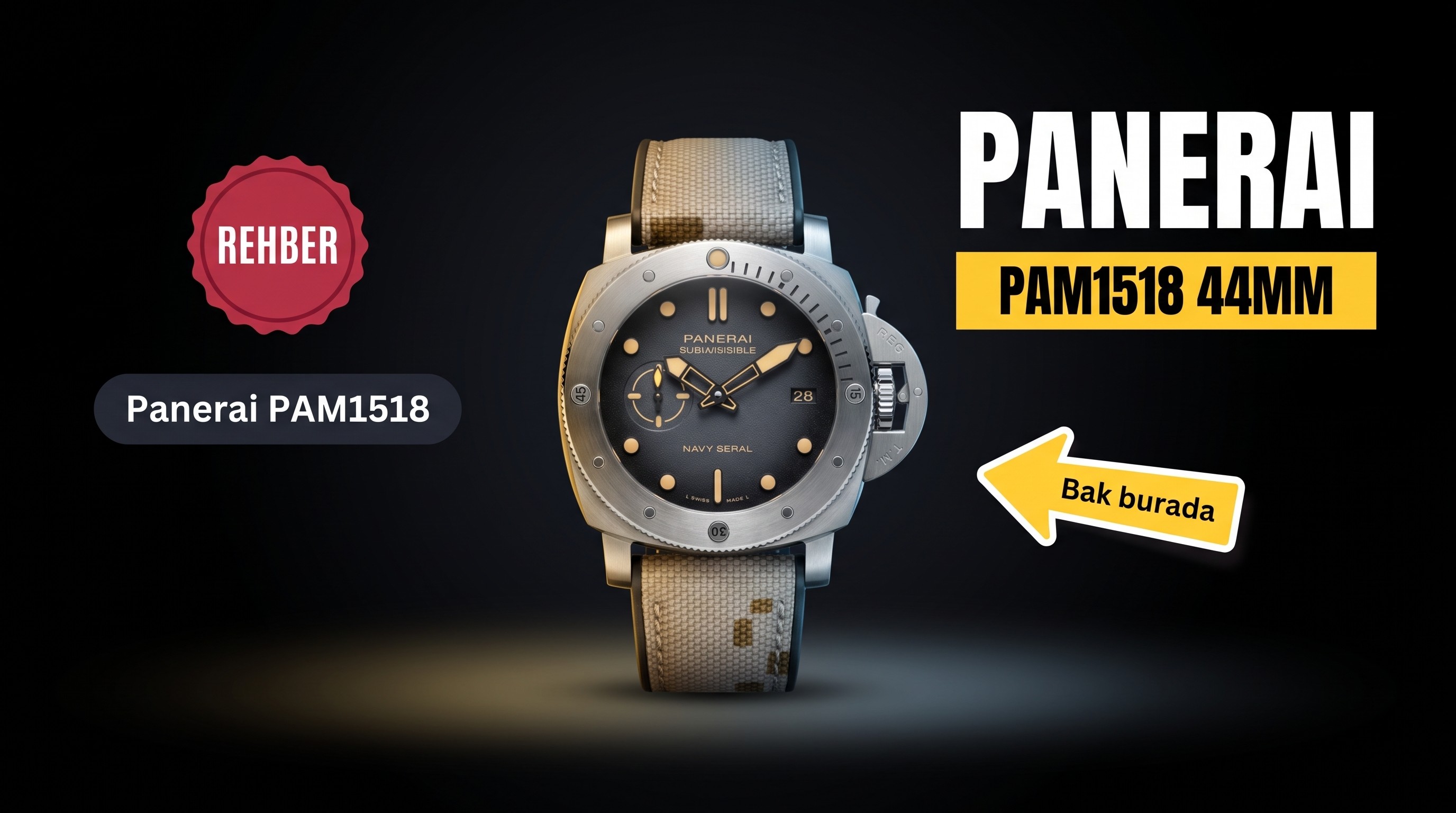 Panerai Luminor Submersible PAM1518 VS Factory İ...
