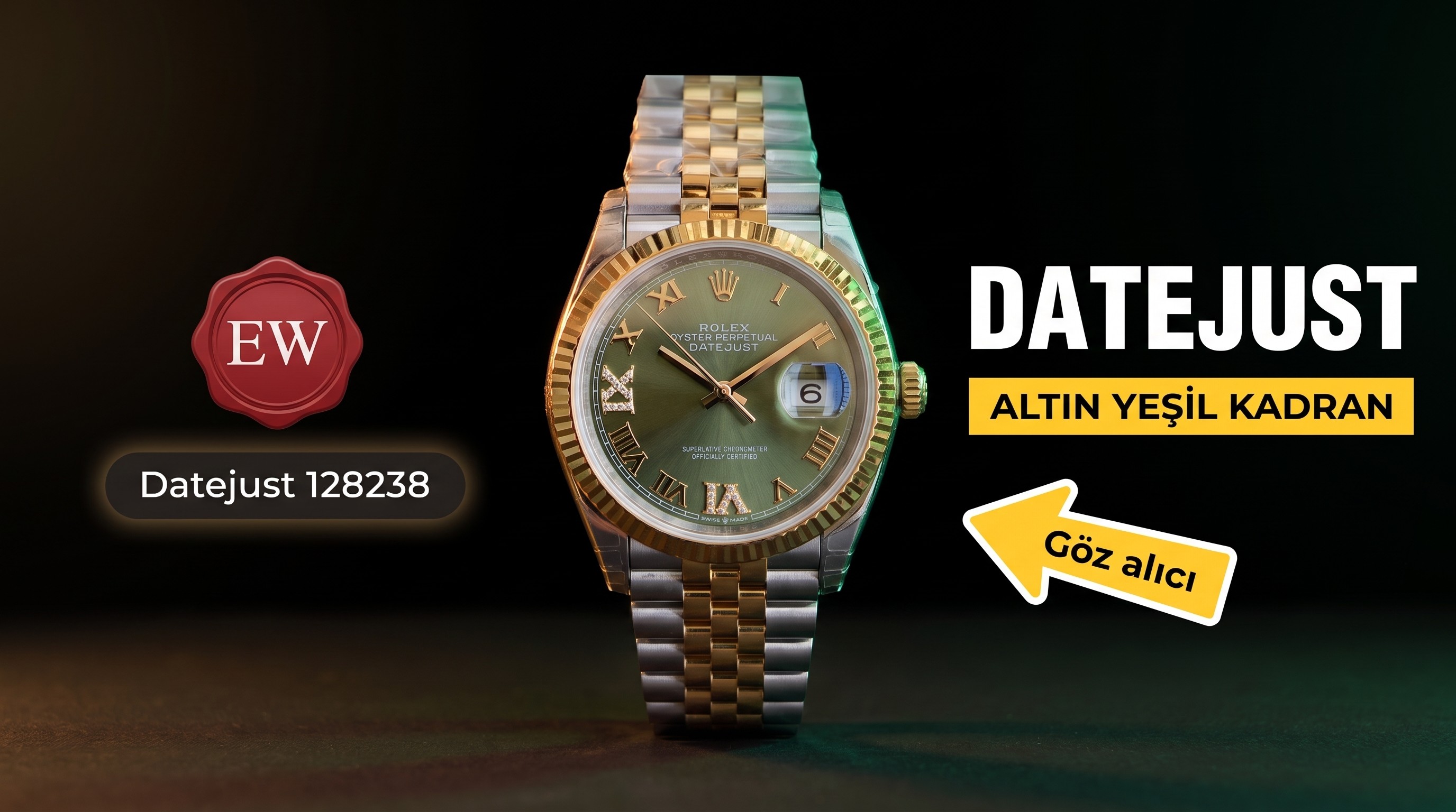 Rolex Datejust 128238 EW Factory İncelemesi