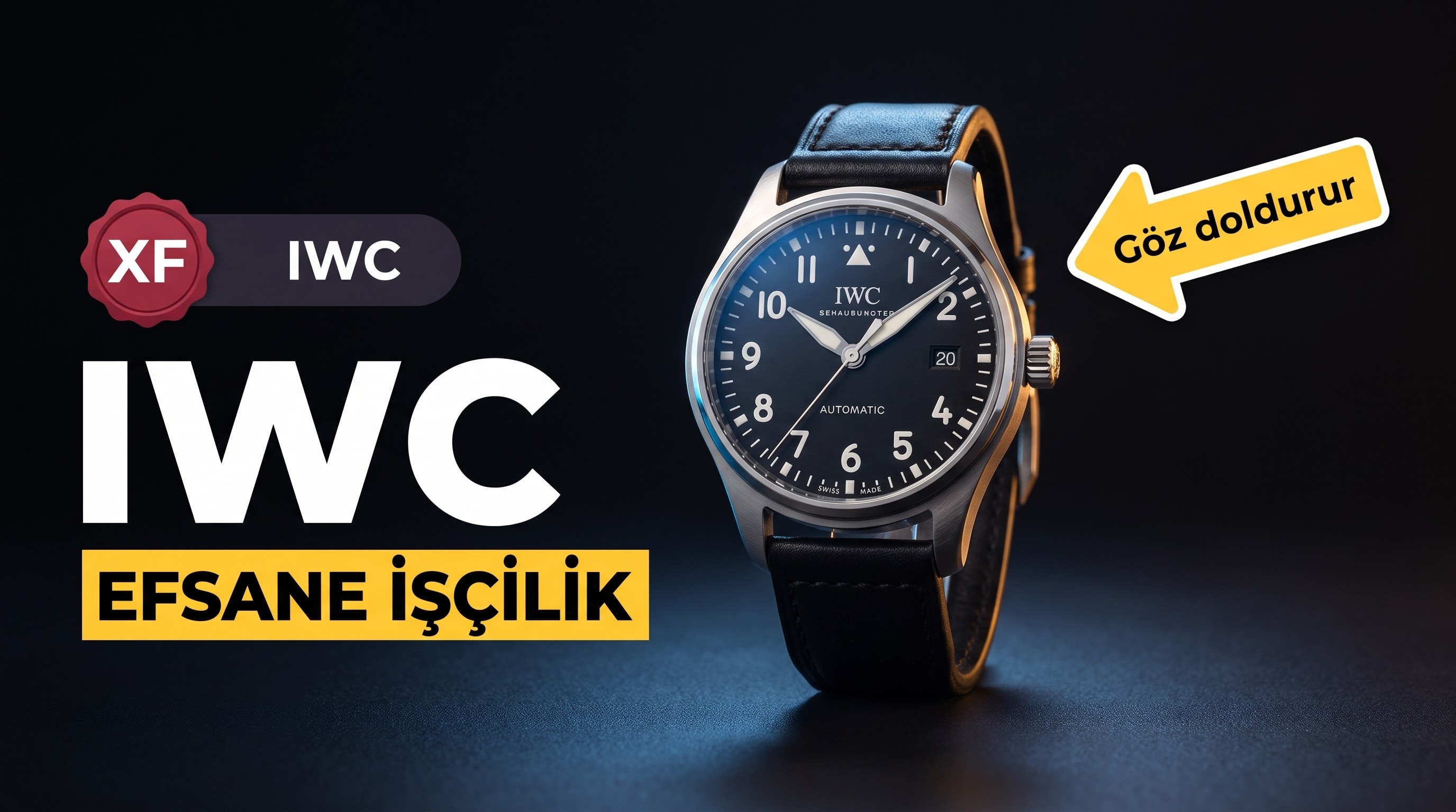 2019 En Yeni XF Factory IWC Bronz Spitfire Pilot UTC MJ271 Özel Versiyon IW327101 İncelemesi