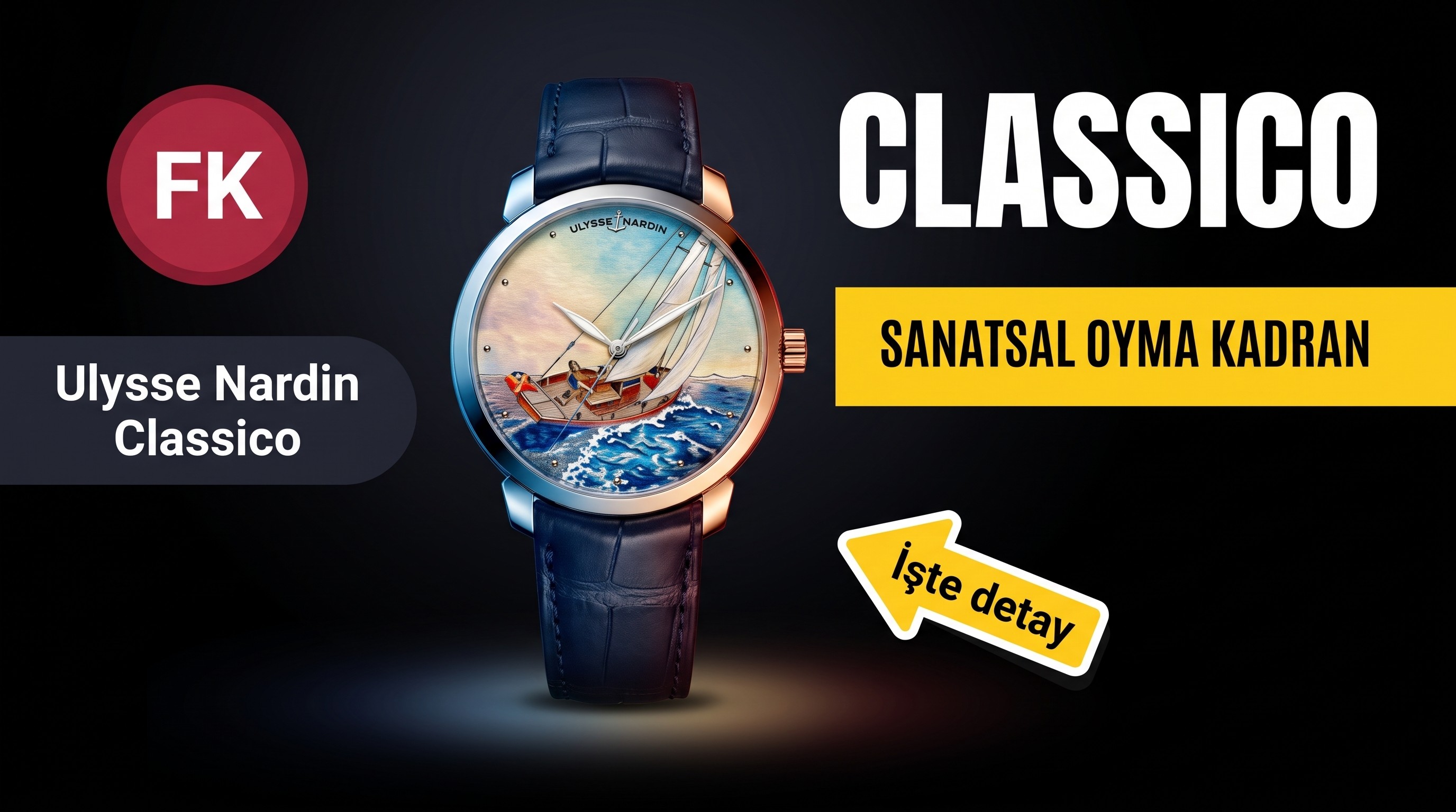 FK Factory Ulysse Nardin Classico Manara Erotik Temalı Saat İncelemesi
