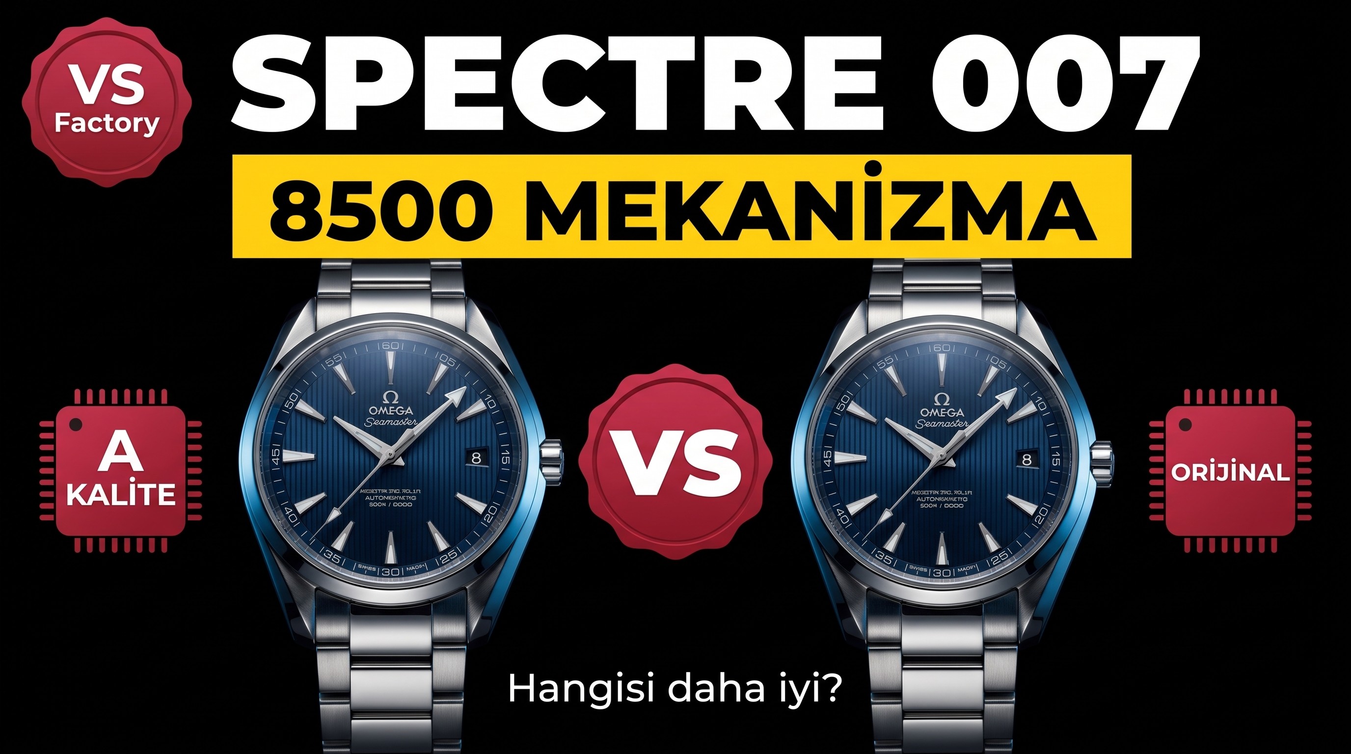 Gercek Butunlesik Mekanizma vs Factory Omega Spe...