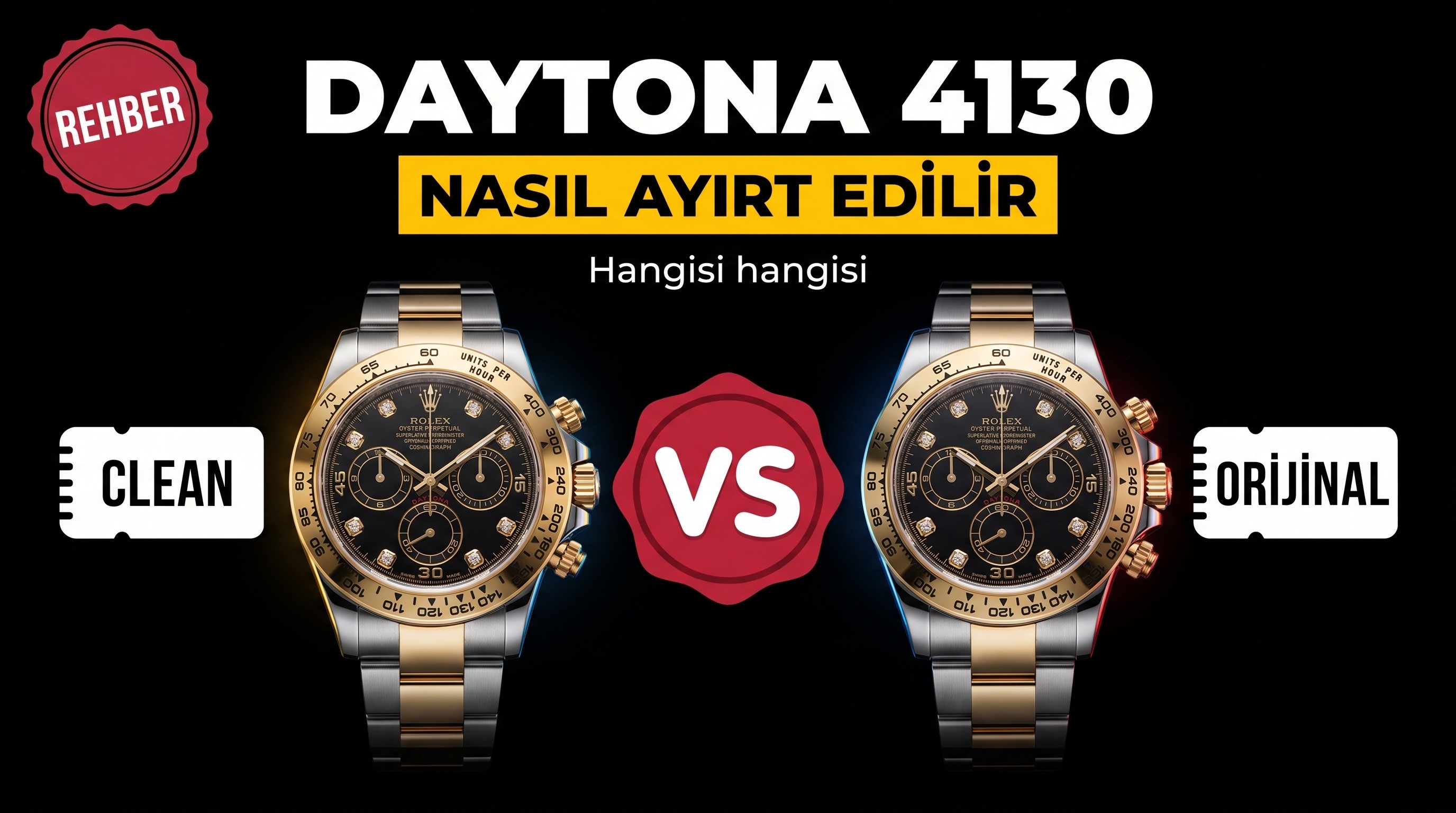 Rolex Daytona Clean Factory İncelemesi
