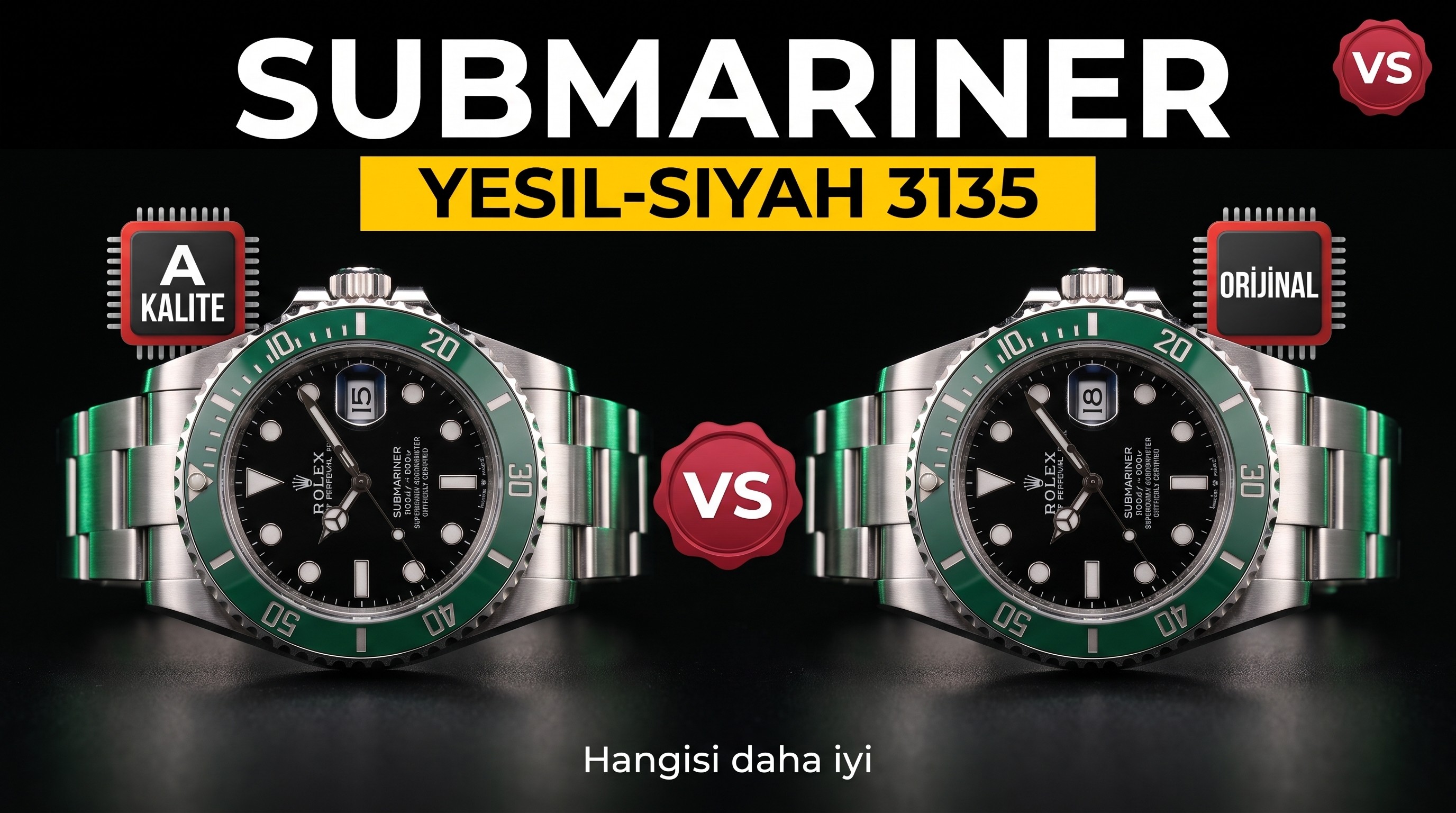 Gercek Replika Karsilastirmasi vs Factory Yeni 3...