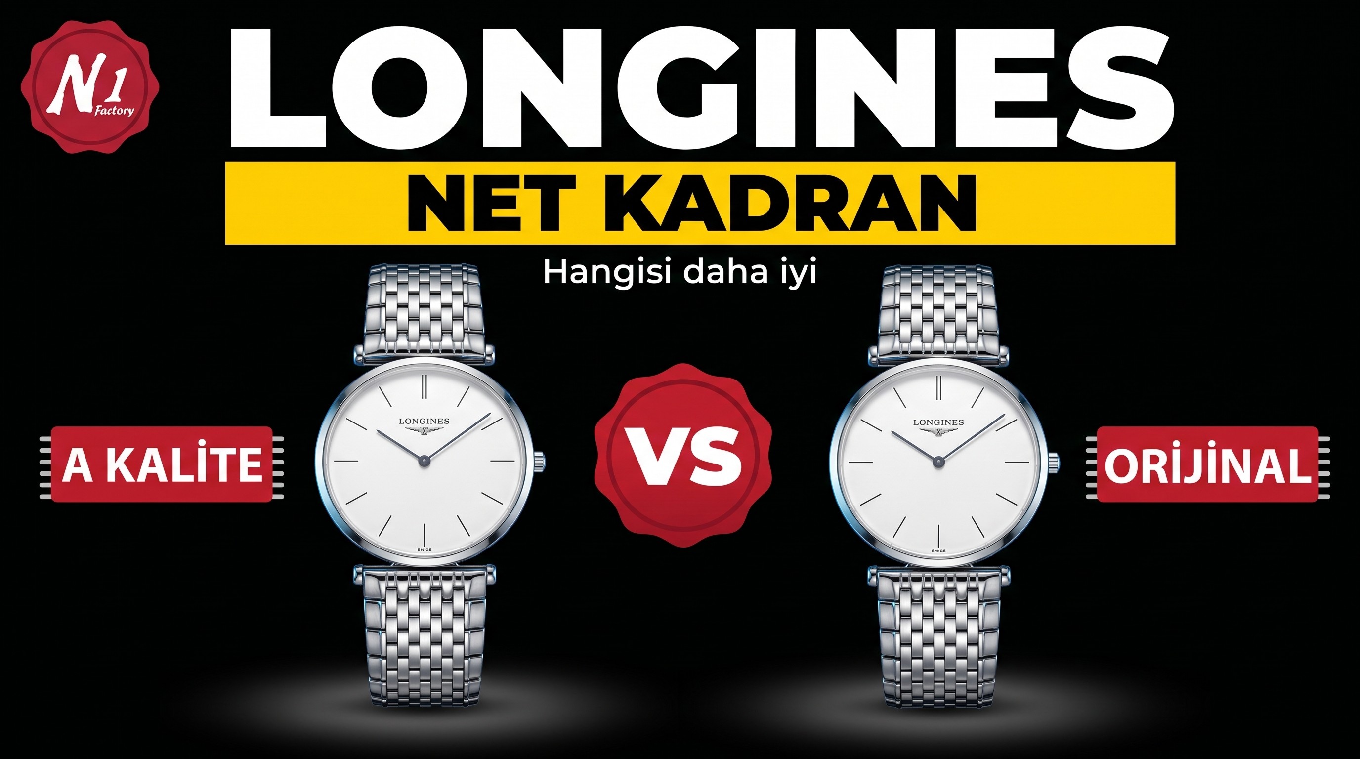 Gerçek-replika karşılaştırması: Zhao Liying'in taktığı N1 Factory Longines La Grande Classique serisi orijinal Cal.420 İsviçre kuvars mekanizmalı replika saat incelemesi