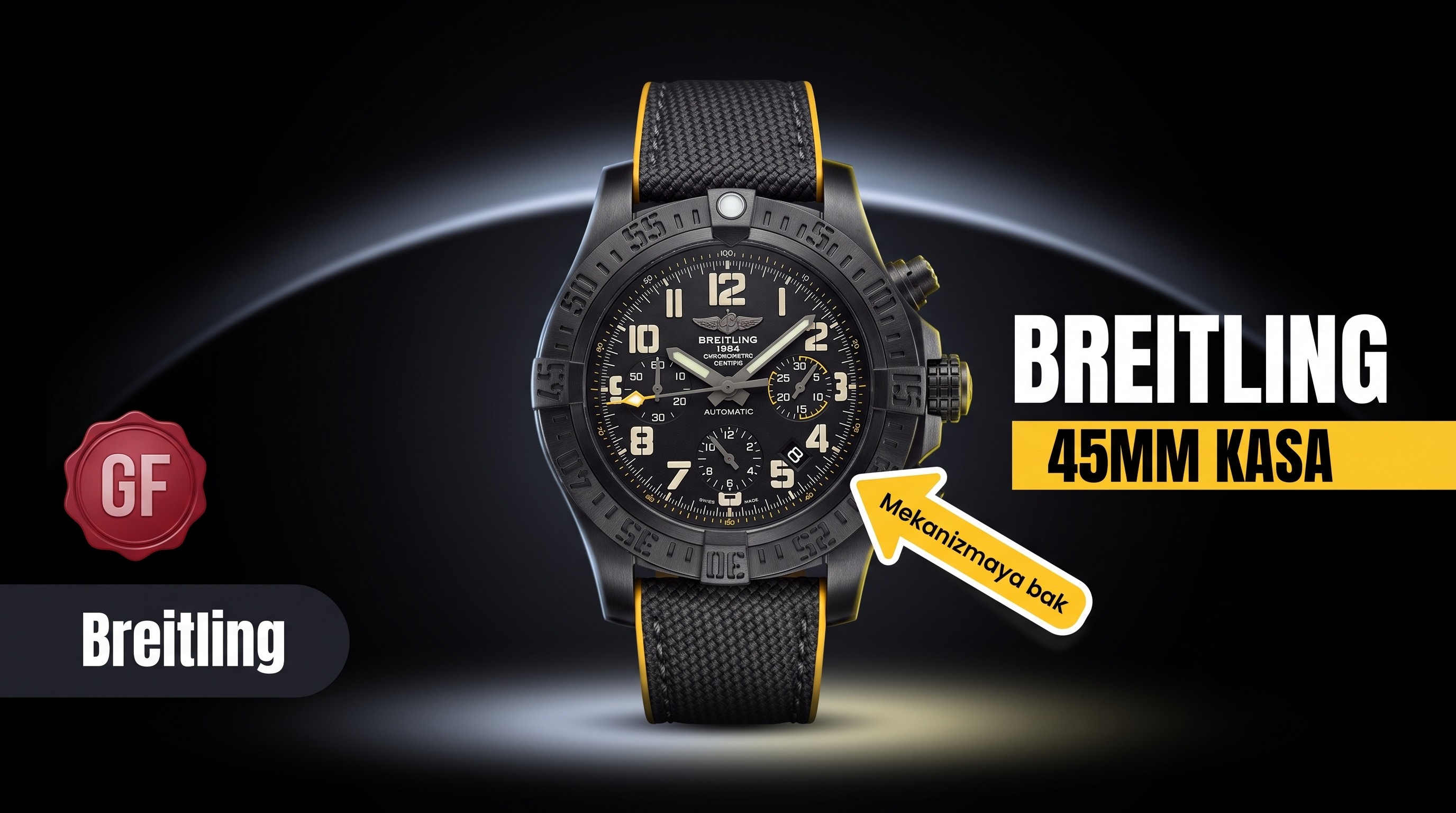 GF Factory Breitling Avenger Hurricane 45 mm Saat İncelemesi