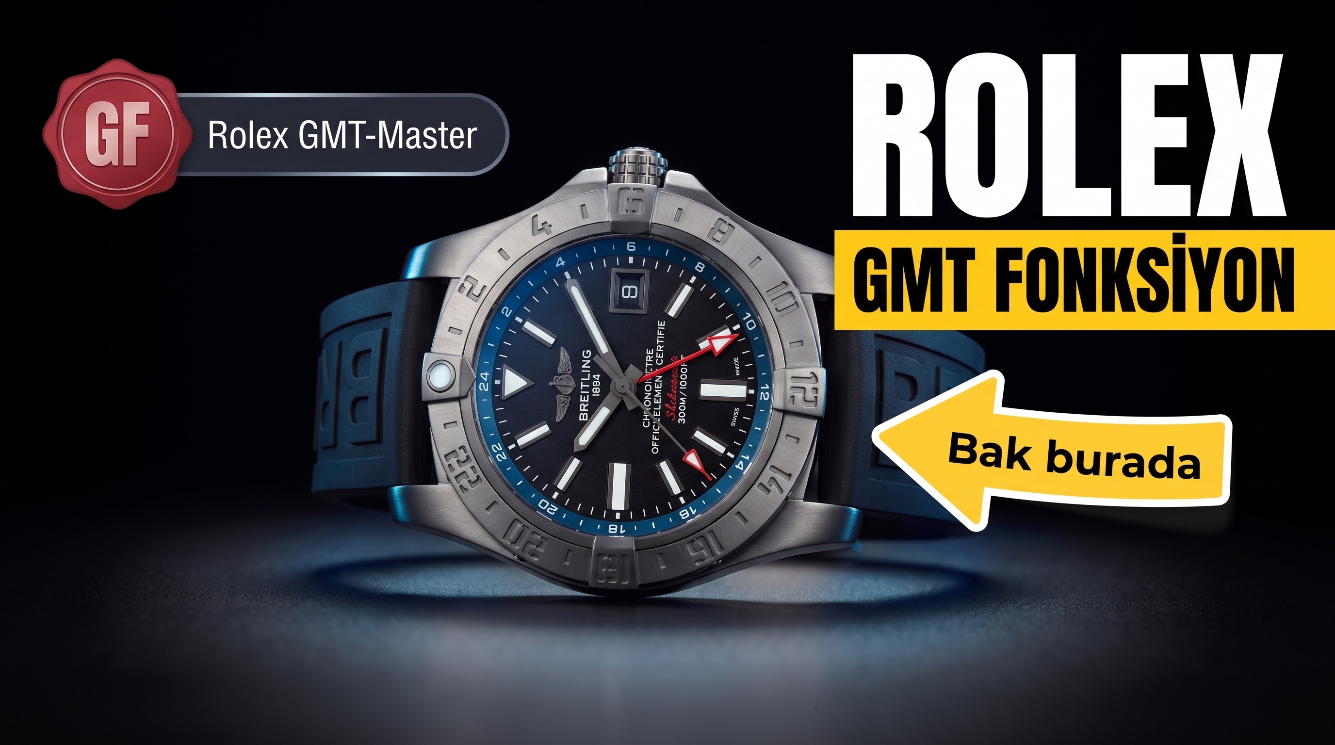 GF Factory Breitling Avenger II GMT saatin artıları ve eksileri