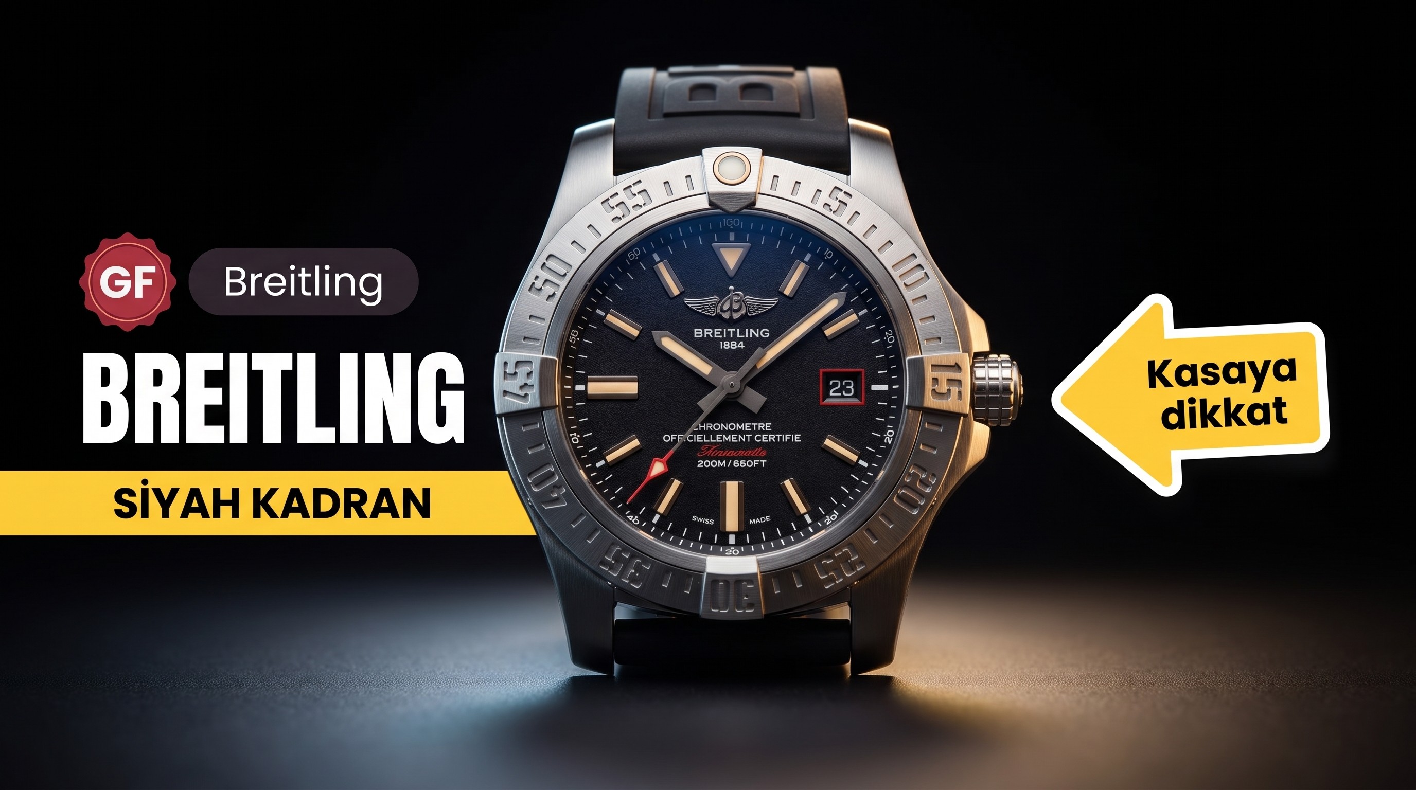 GF Factory Breitling Blackbird V4 Versiyonu Saat İncelemesi