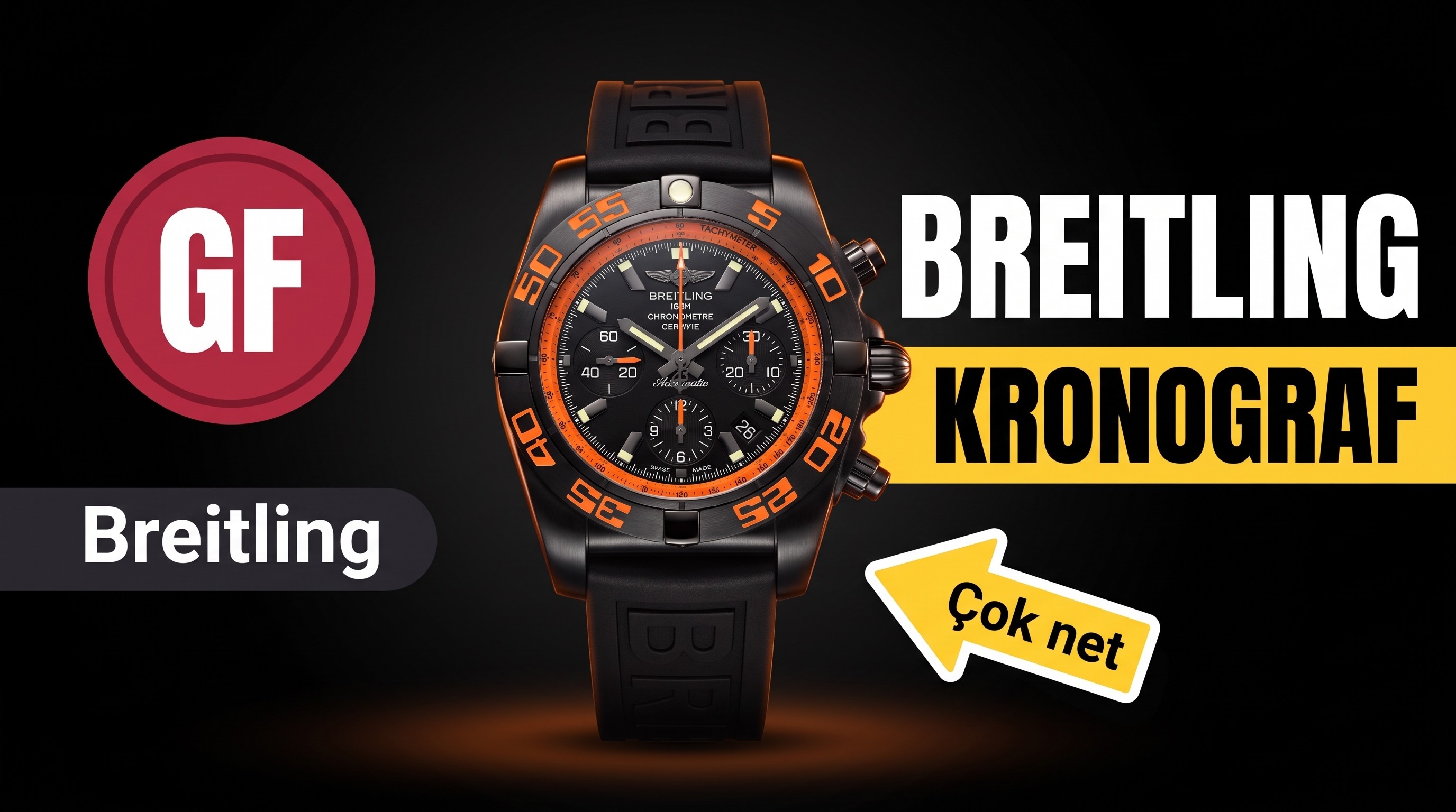 GF Factory Breitling Ultimate Chronograph Black Hawk Kol Saati İncelemesi