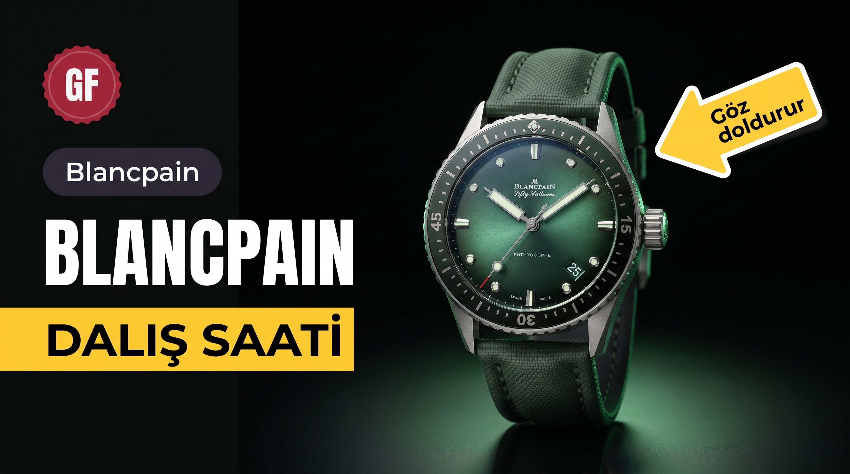 GF'nin yeni Blancpain Fifty Fathoms Bathyscaphe modeli yakında satışta