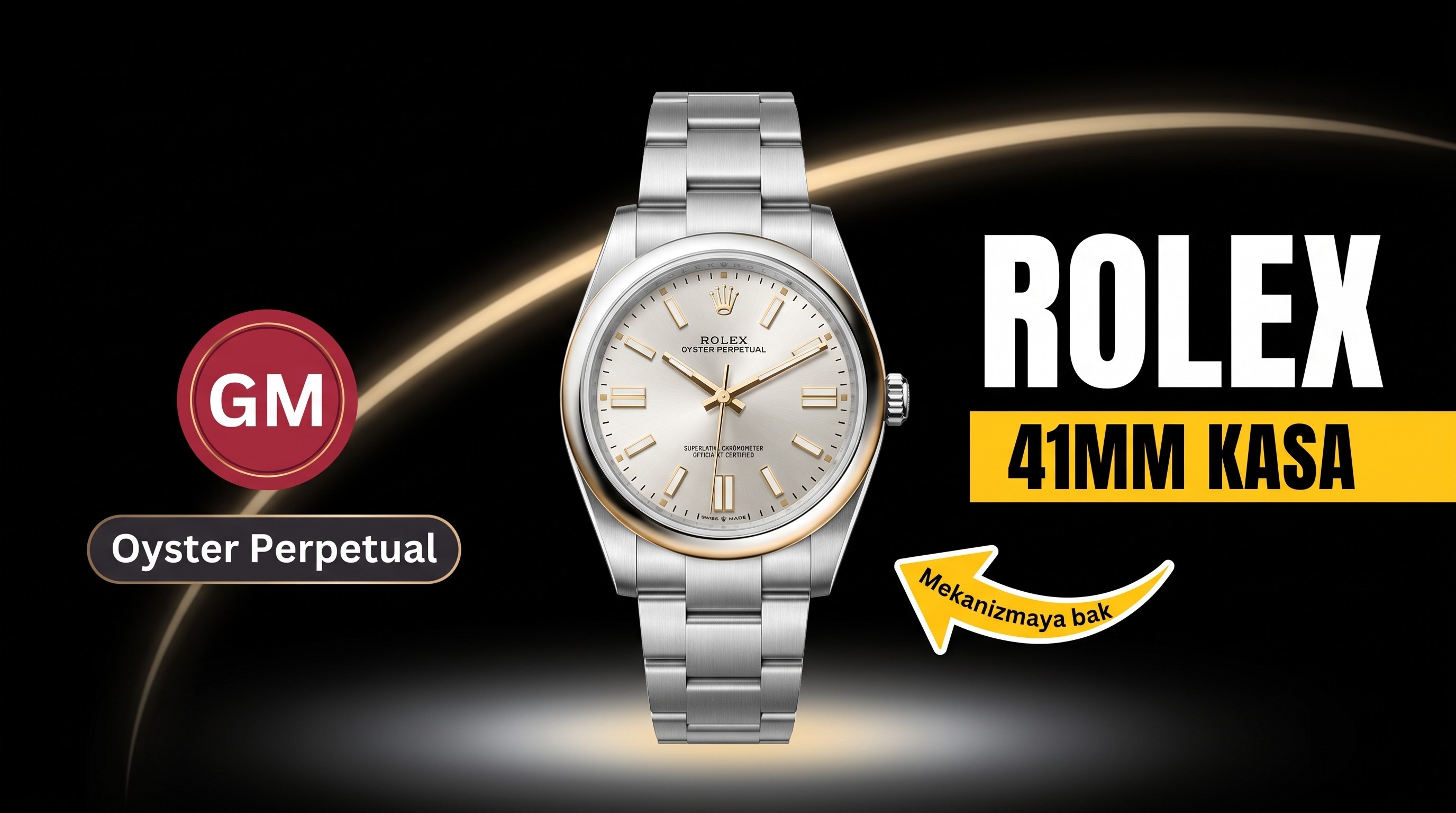 GM Factory Replika Rolex Oyster Perpetual 41 mm 124300, Clone 3230 Mekanizmalı