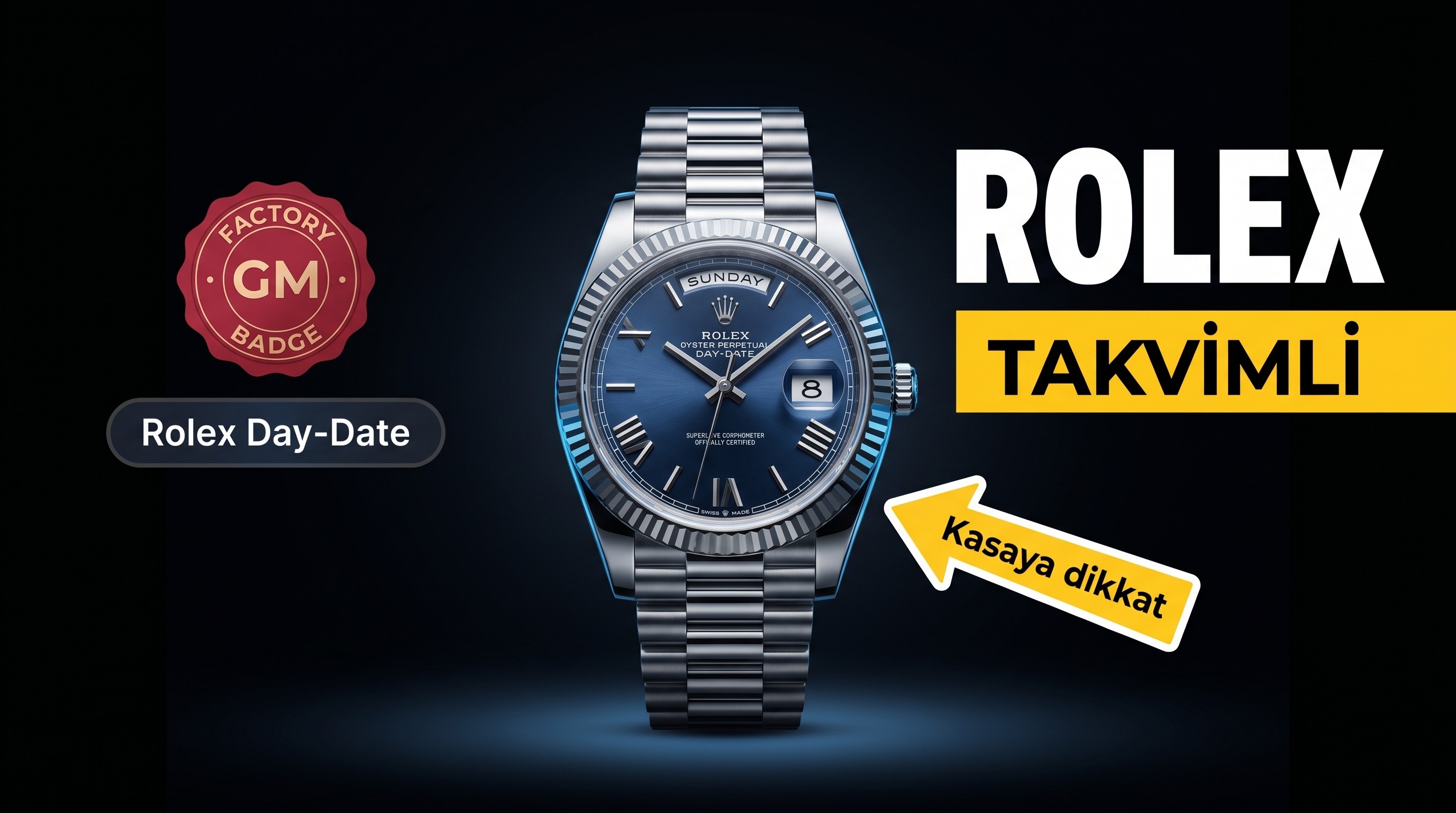 Rolex Day-Date GM Factory İncelemesi