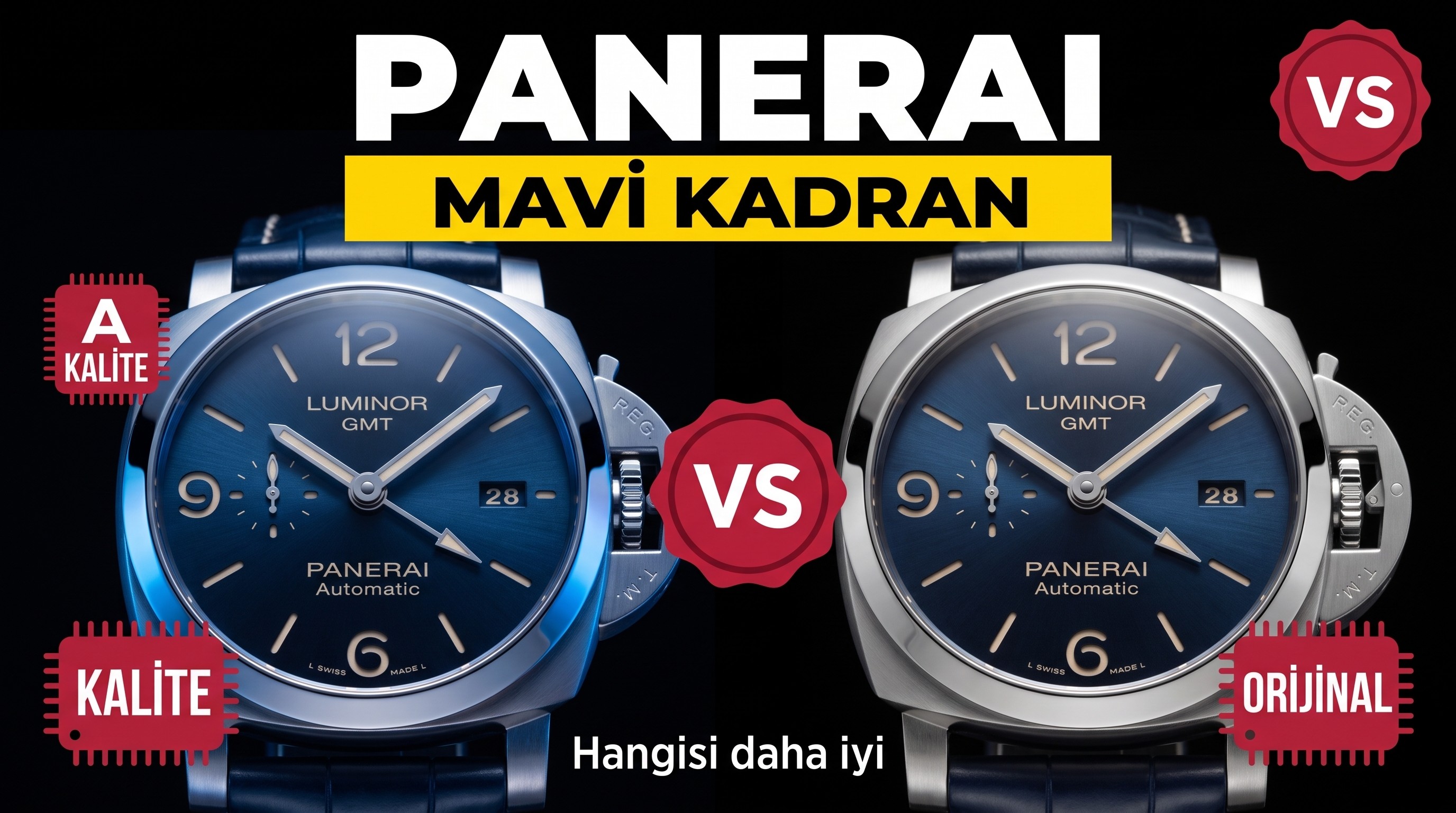Goze Hitap Eden Bir Model vs Factory Panerai 103...