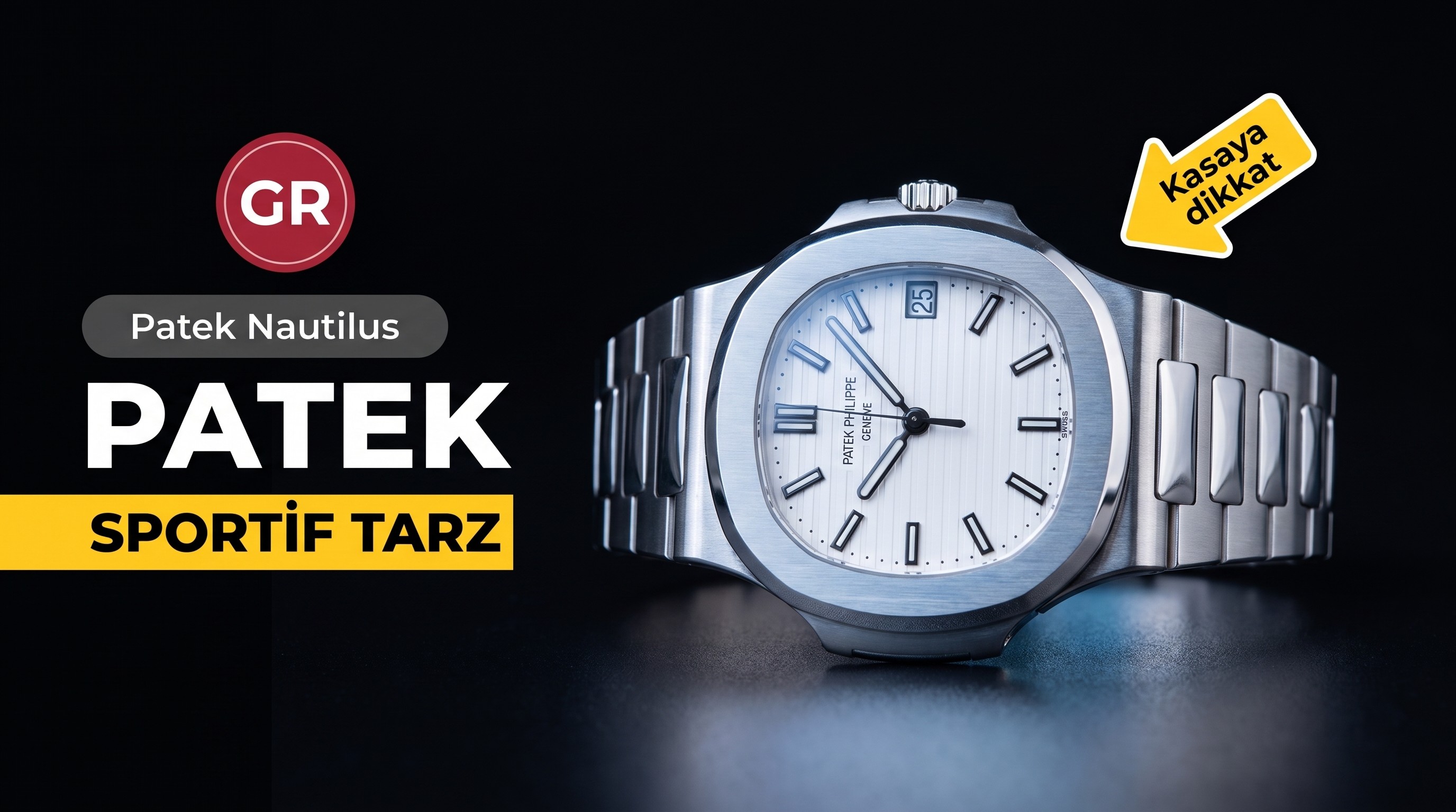 GR Factory Patek Philippe Spor Serisi V2 Upgrade Sürüm Nautilus 5724 Patron PP5712 GR