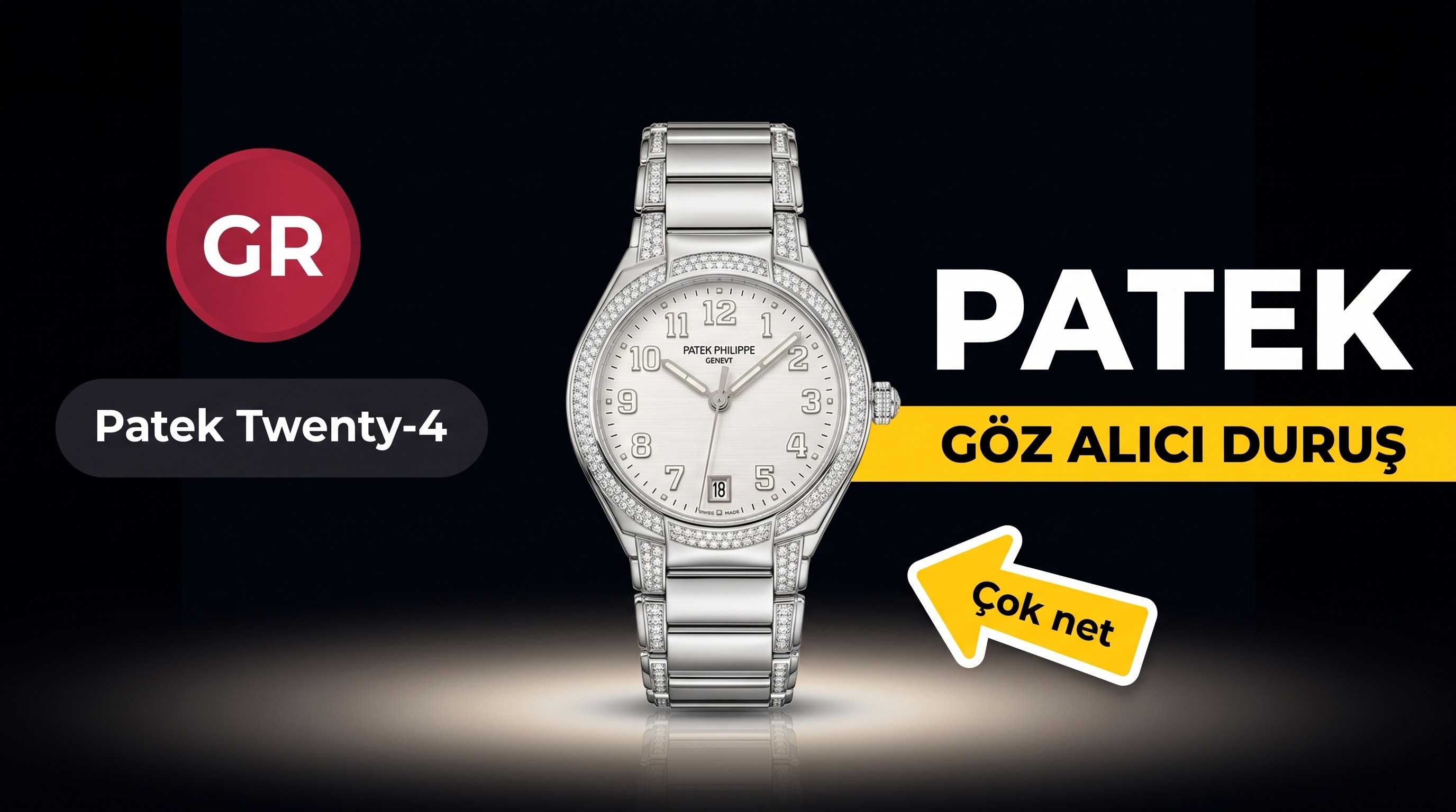 GR Factory2023 Patek Philippe Twenty~4 serisi 7300 göz alıcı bir çıkış yapıyor