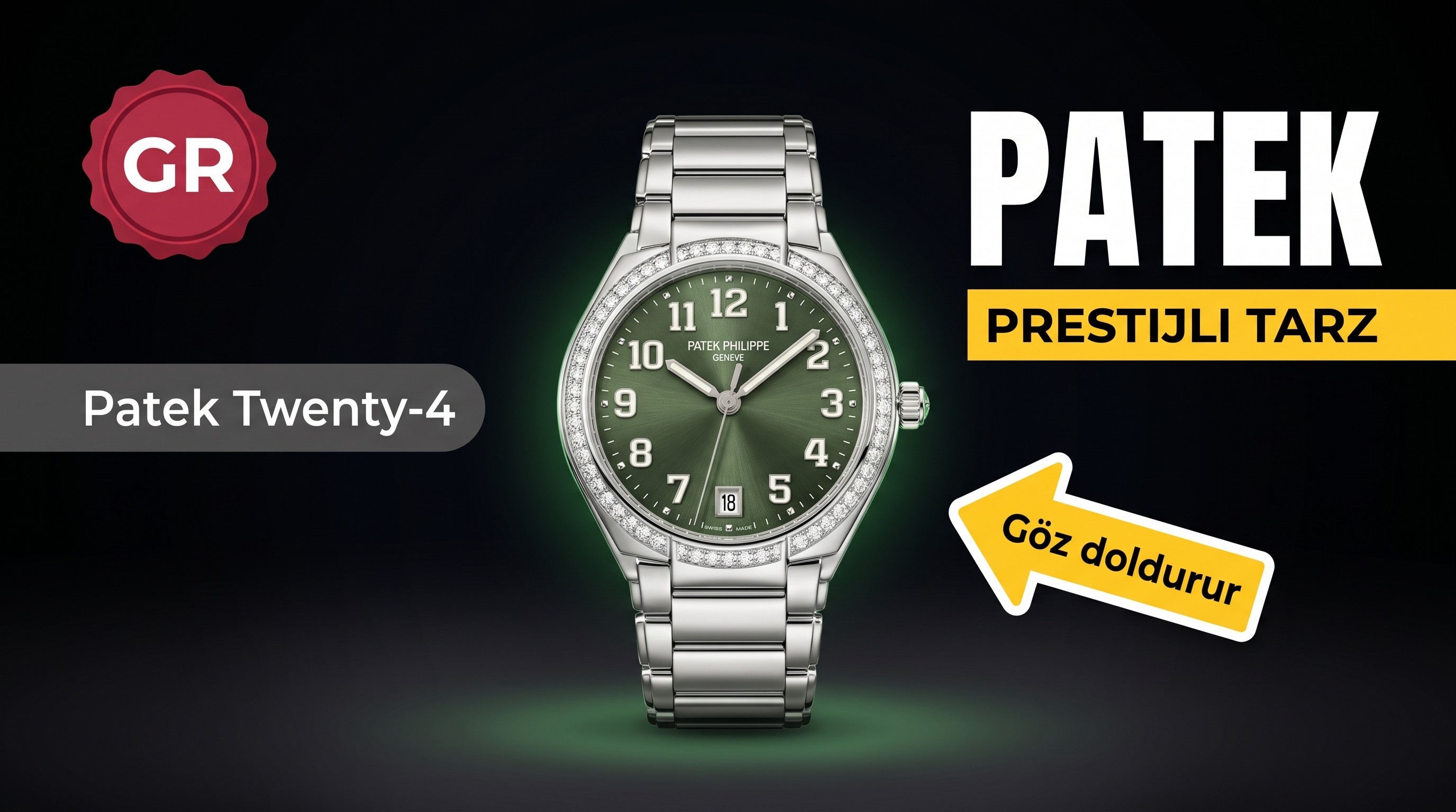 GR Factory2023 Patek Philippe TWENTY~4 serisi 7300 göz kamaştıran çıkışıyla geliyor