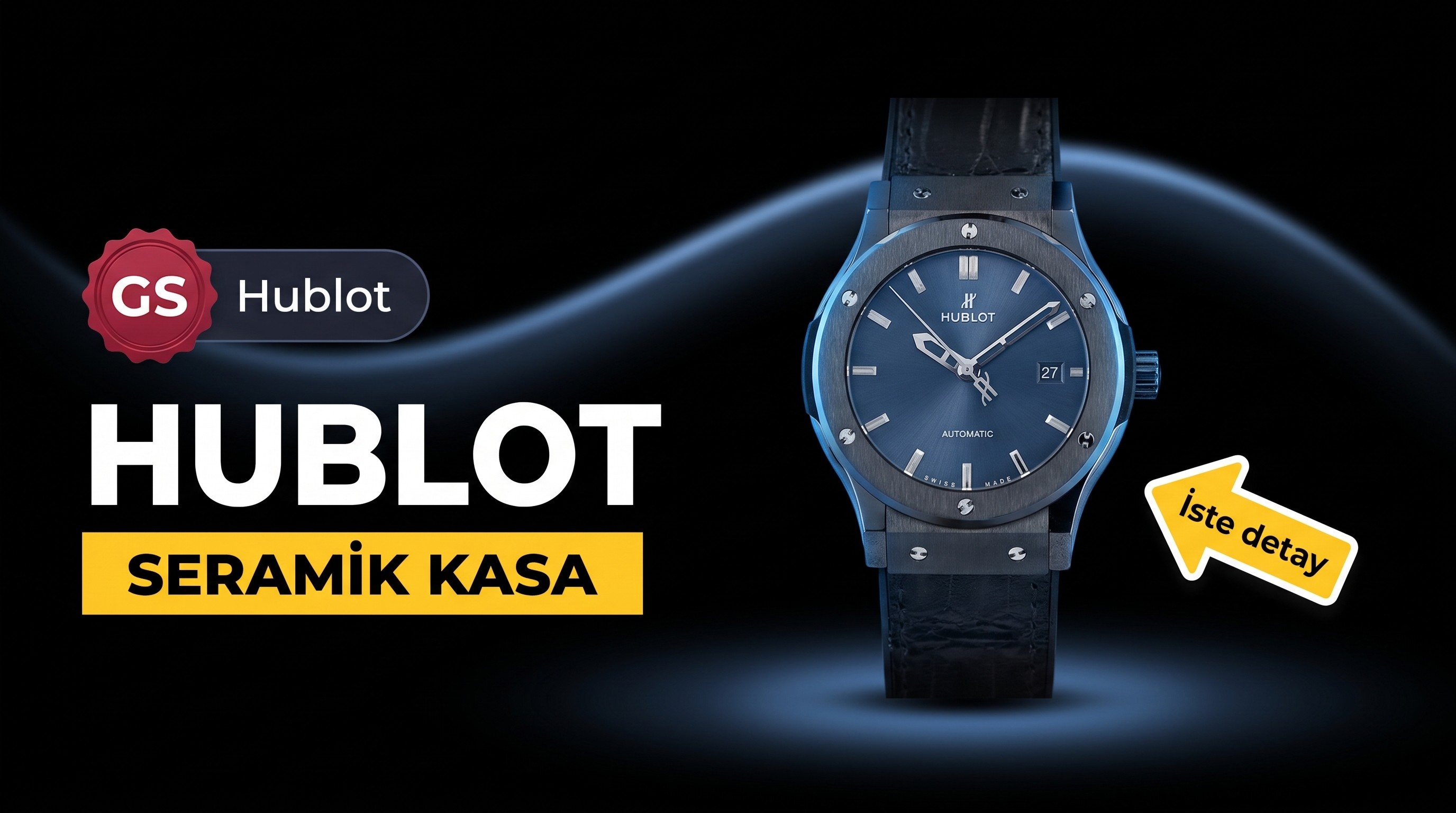 GS fabrikası birkaç replika Hublot Classic Fusion seramik saat yayınladı