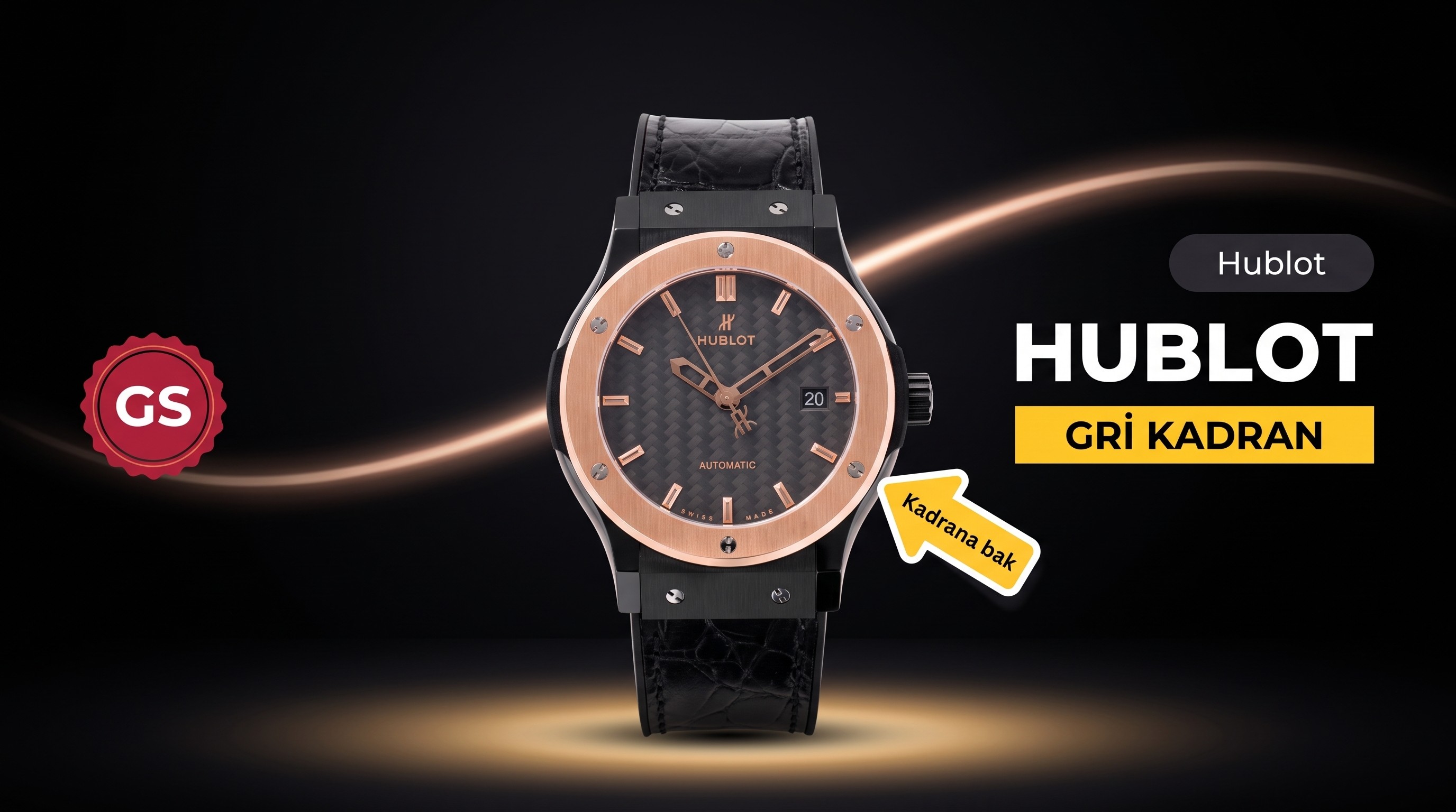 GS Factory Hublot Classic Fusion serisi (gri kadran) seramik saat incelemesi