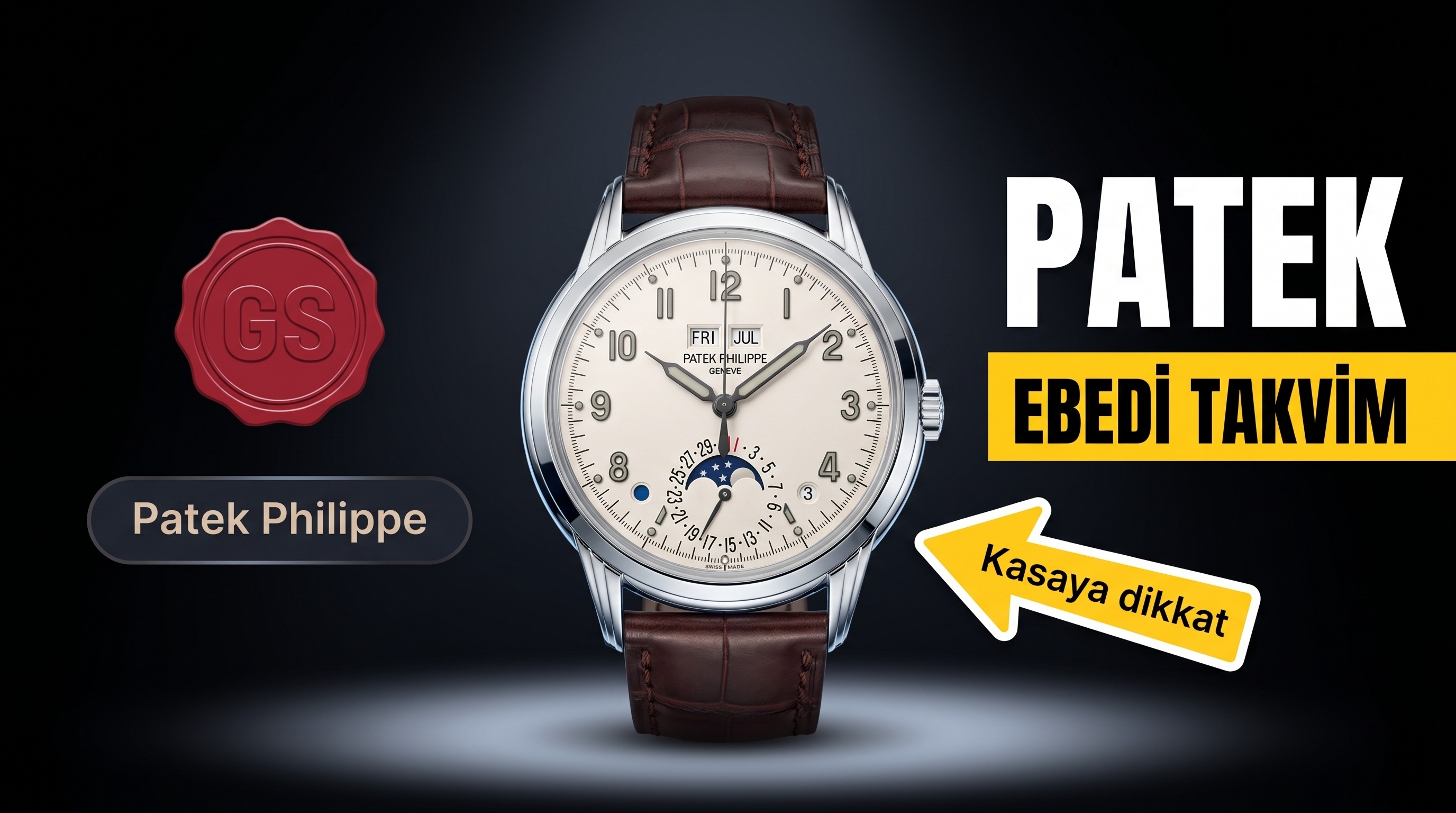 GS Factory Patek Philippe 5320G-001 Karmaşık Fonksiyonlu Saat Replika