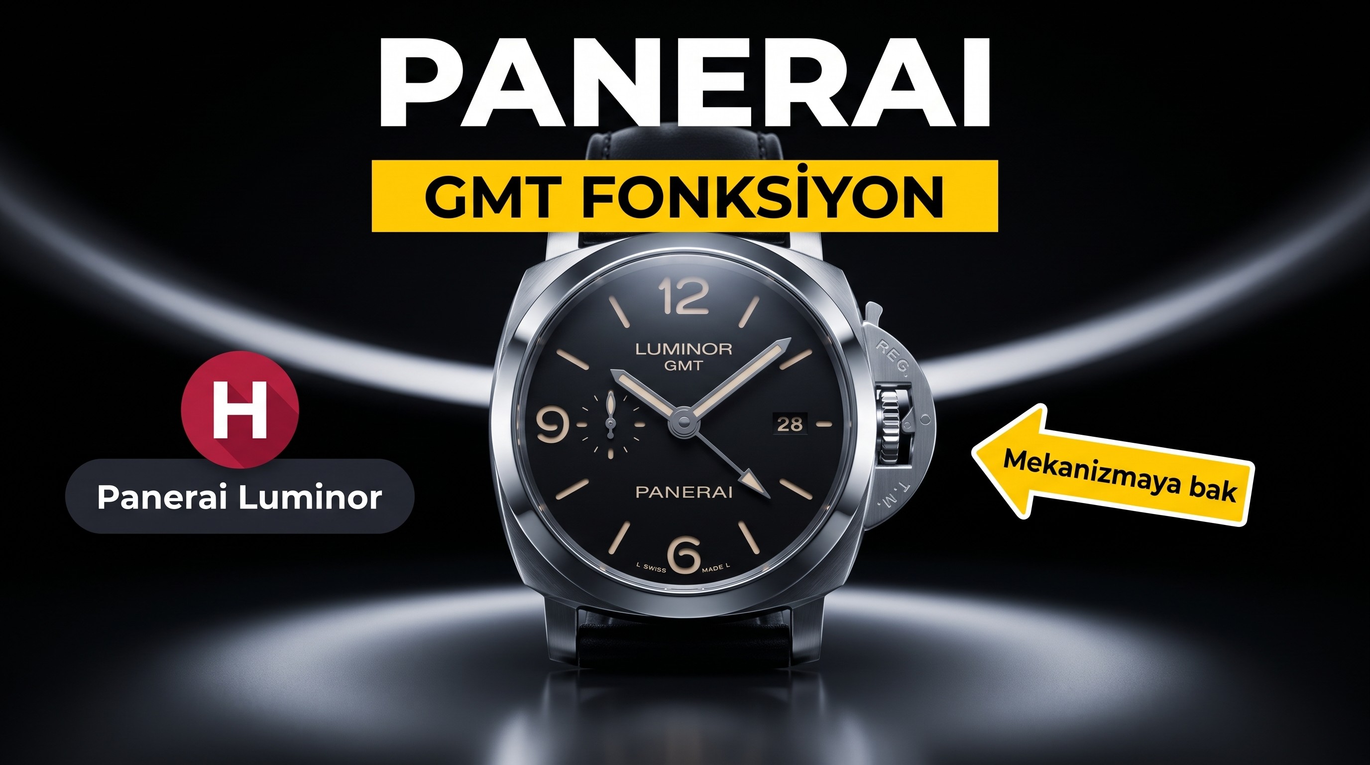 H Factory Yayınlandı: Clone P.9003 Mekanizmalı Replika Panerai Luminor 3 Days GMT PAM 531