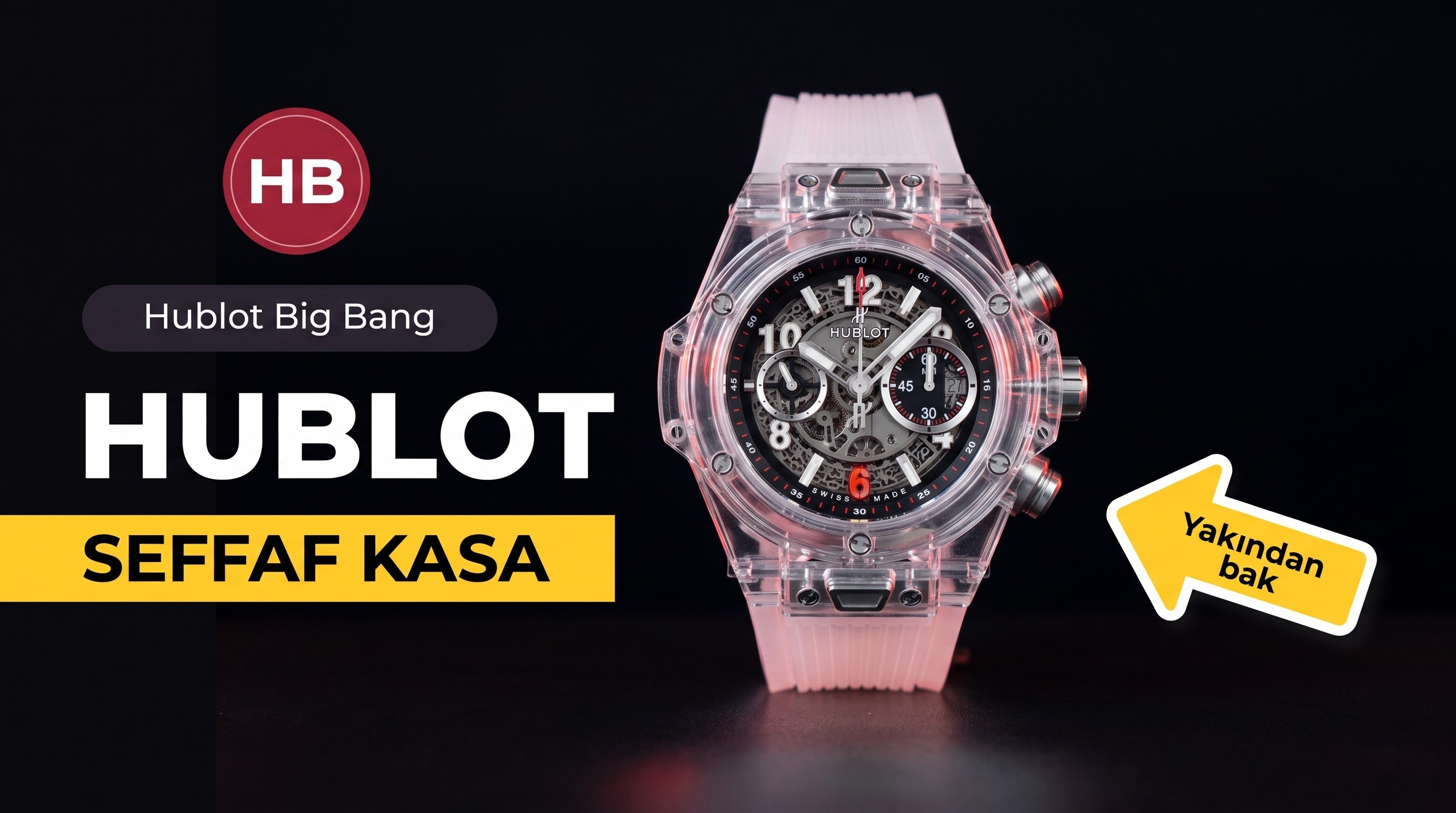 HB Factory Hublot Big Bang Tam Şeffaf Replika Saat İncelemesi