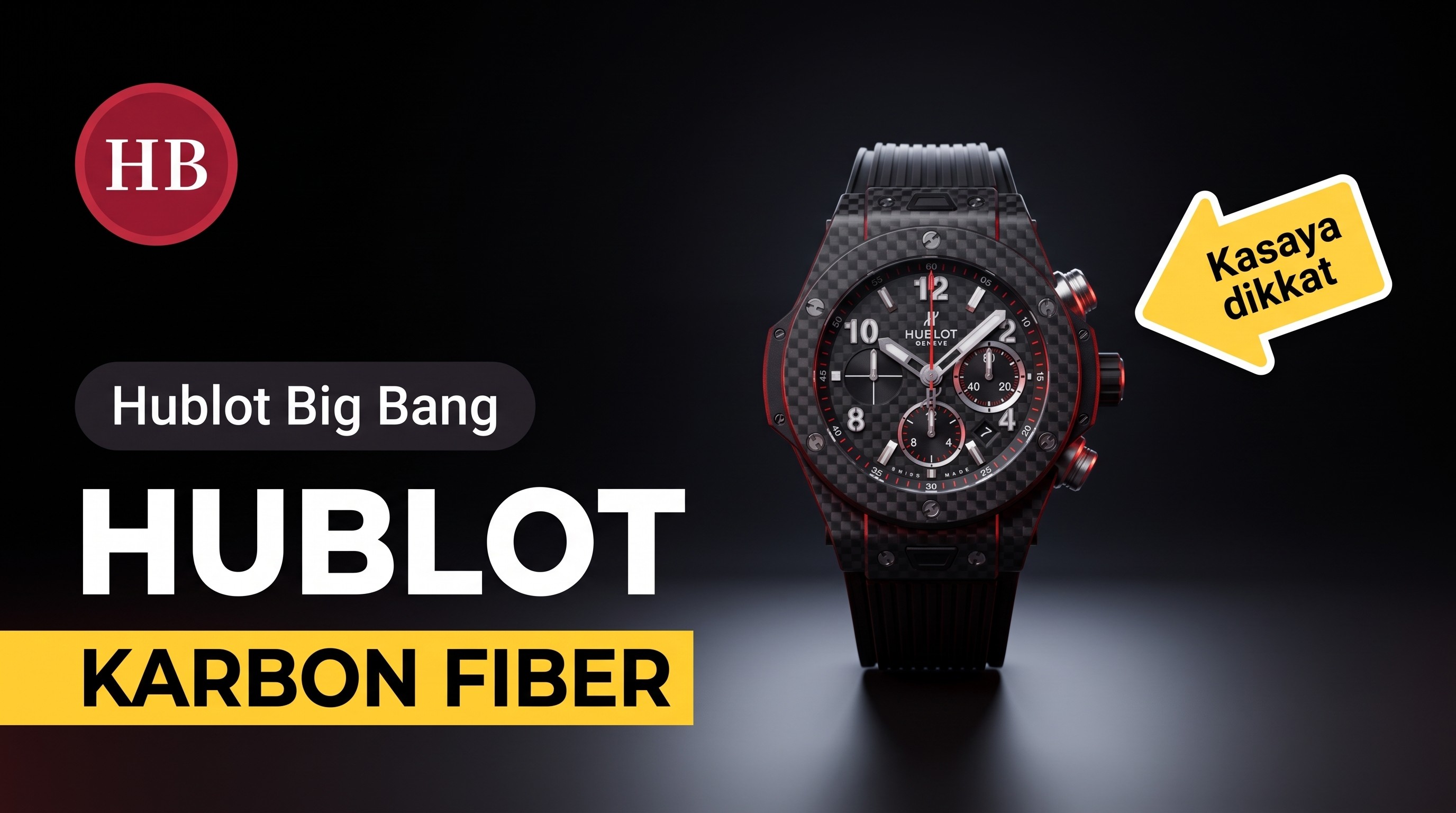 HB Hublot | BIG BANG «Karbon Fiber Big Bang» kronograf kralı karşınızda