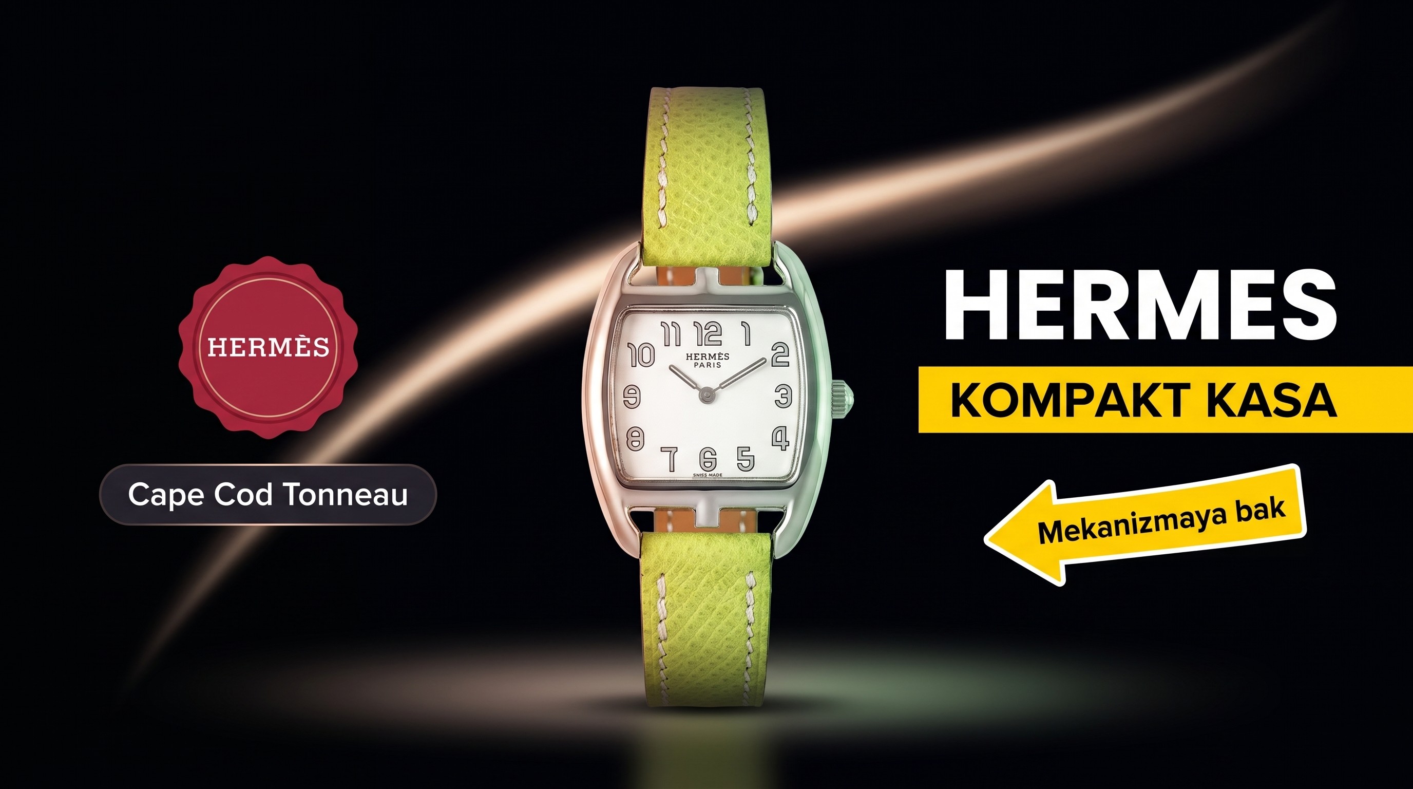 Hermes 265MM Çelik Replika Saat