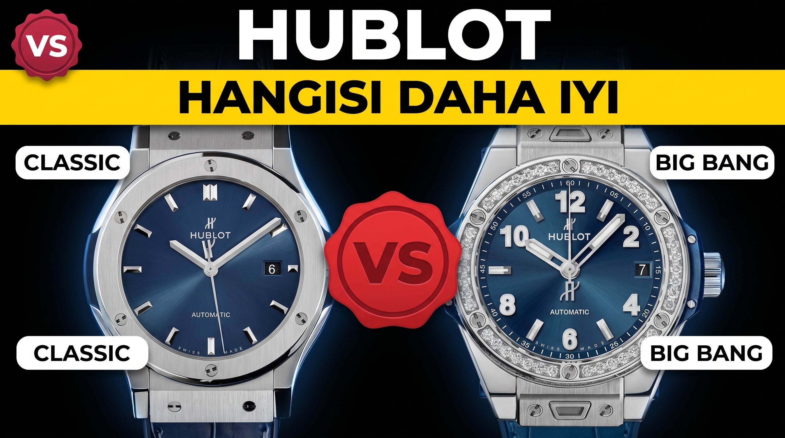 Hublot Classic Fusion vs Big Bang Nihai Karsilas...