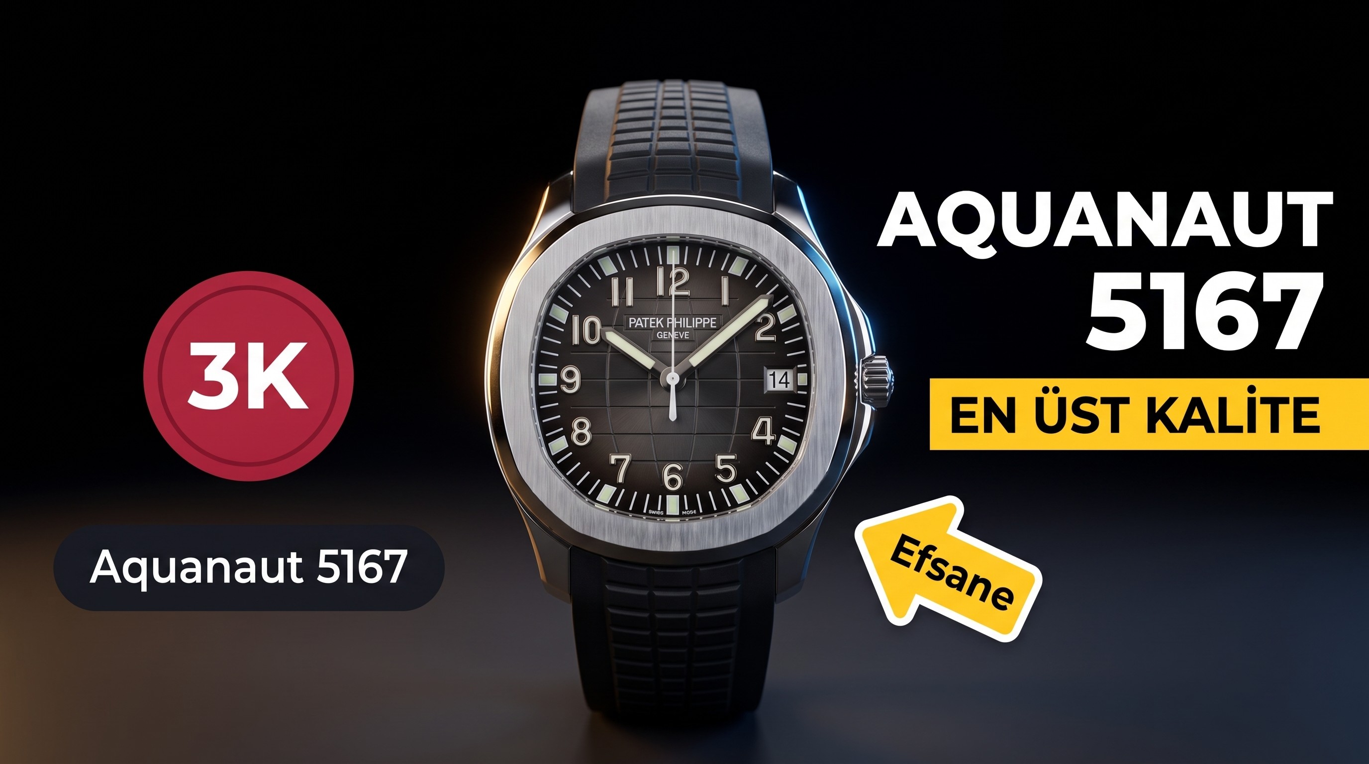 Patek Philippe Aquanaut 5167 3K Factory İncelemesi