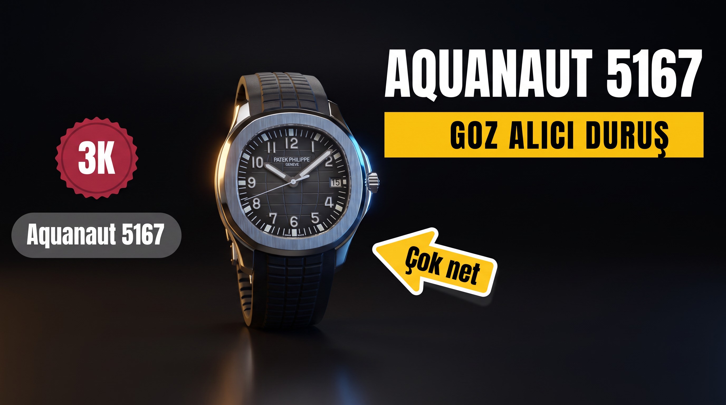 [3K Factory 2025'in çığır açan eseri]Patek Philippe 5167 "El Bombası" V5 versiyonu: mekanik saat dünyasında nano devrimi!